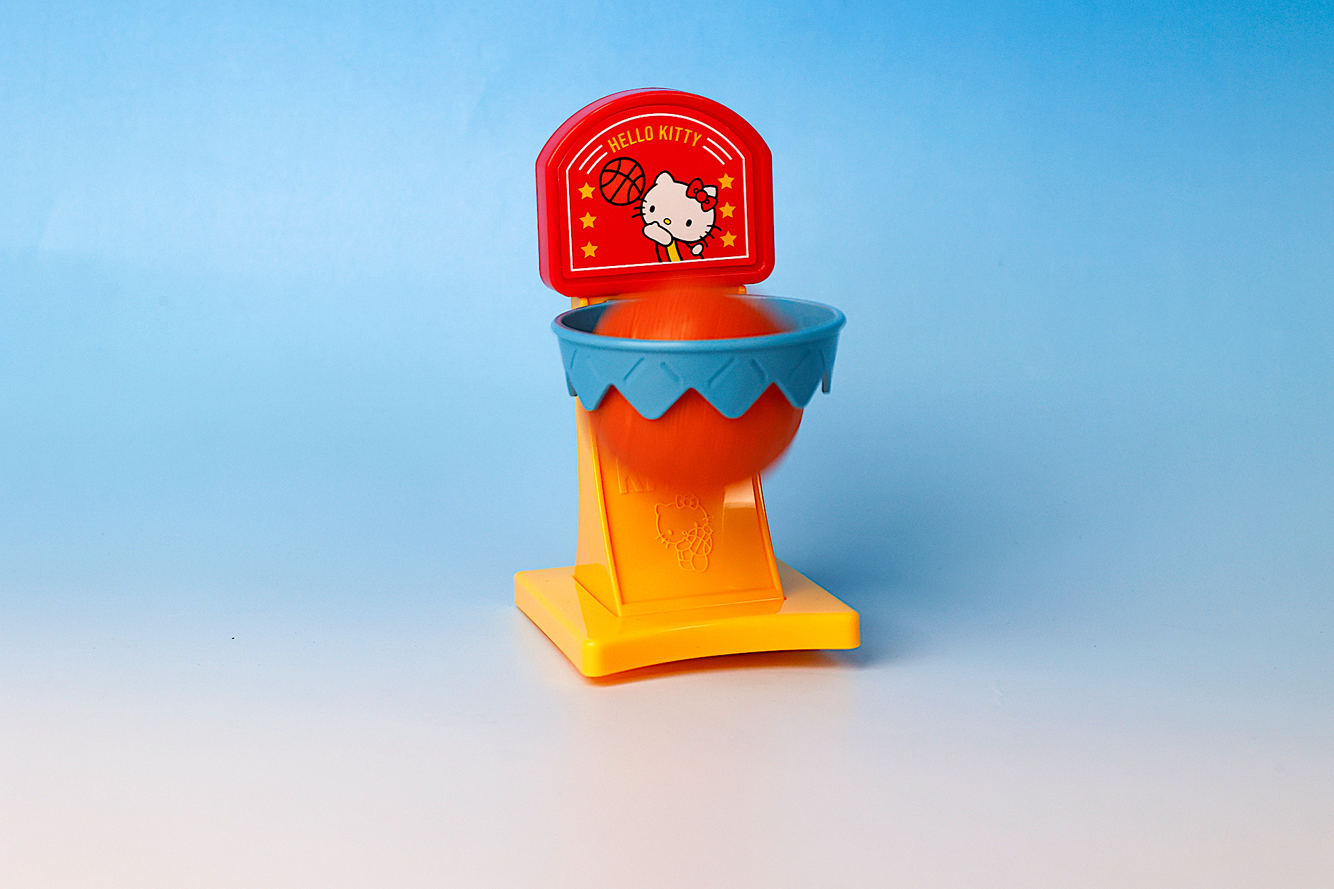 何度もやり直したけど……見事シュートが決まった！