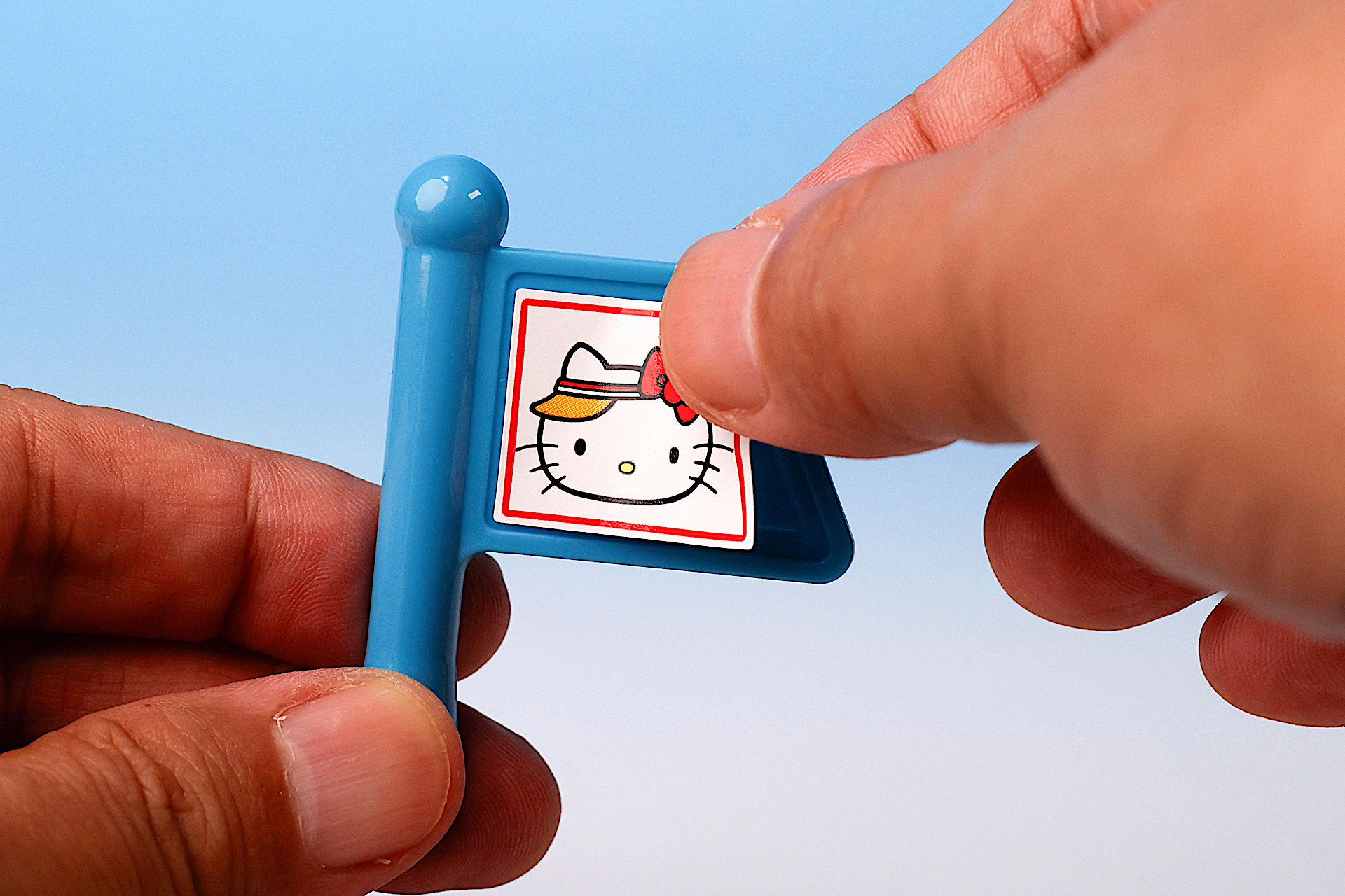 ゴールにシールを貼っていく