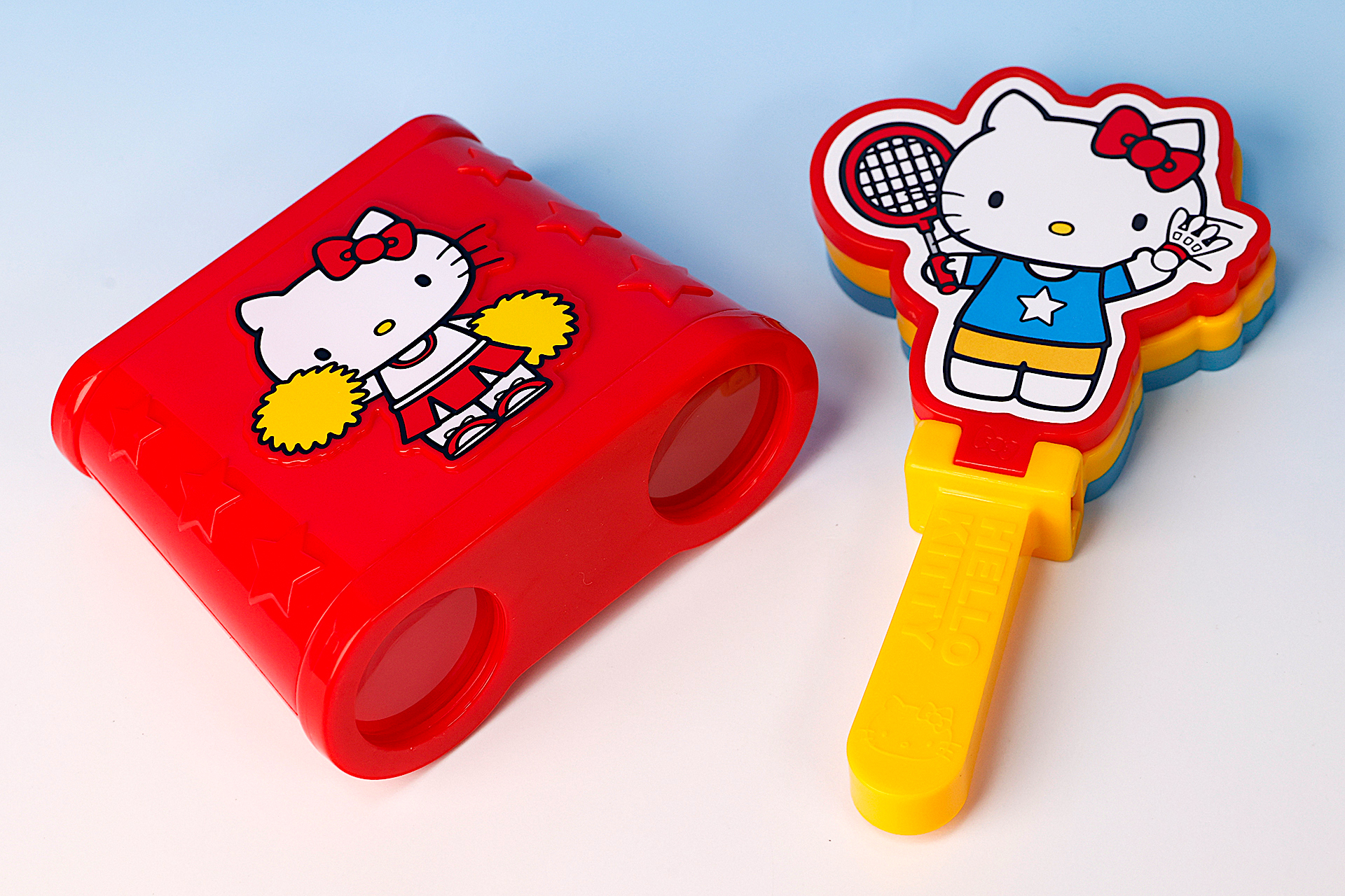 スポーツ観戦で応援するときに楽しめるおもちゃもラインナップされている