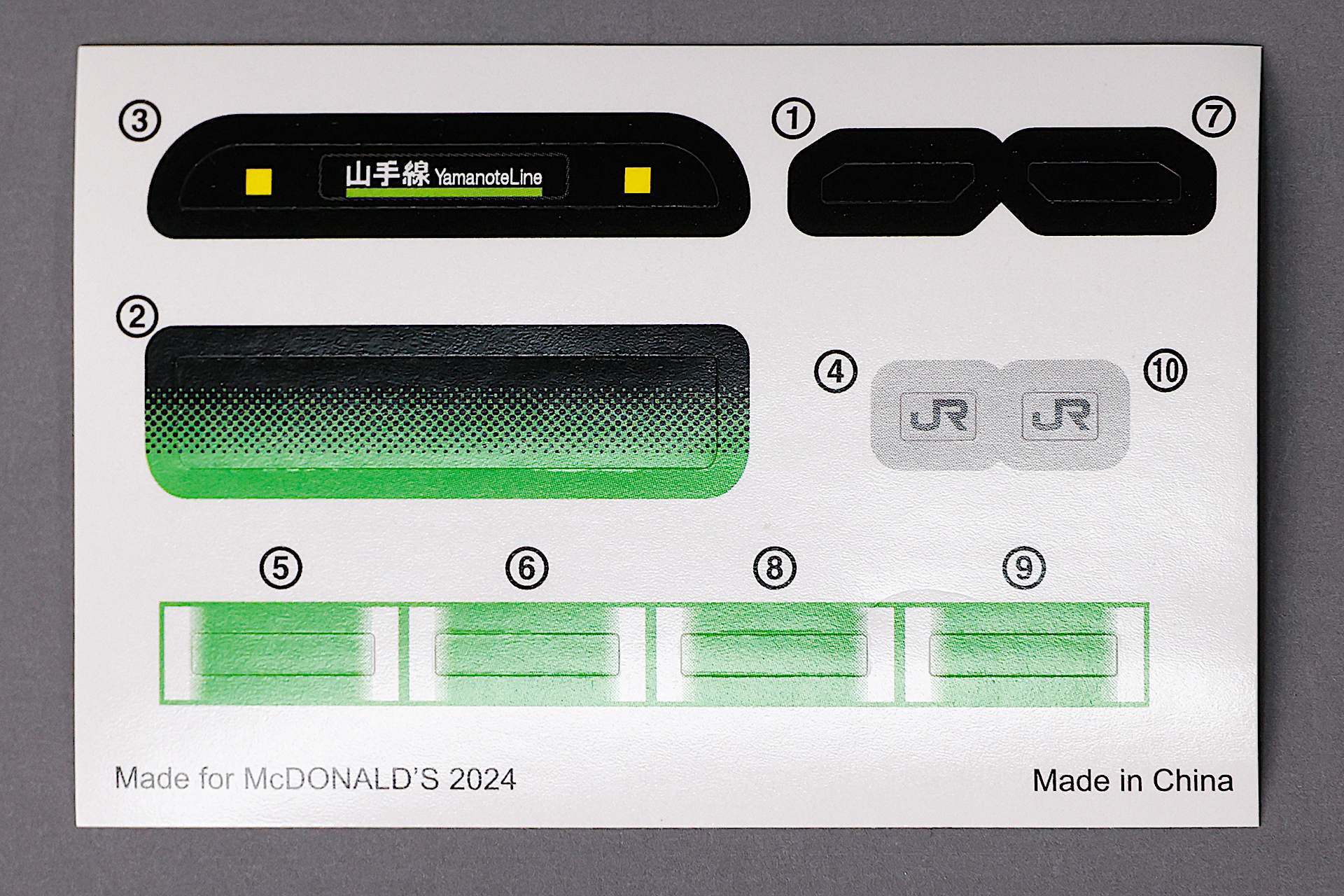 付属しているシールも雰囲気が出ている