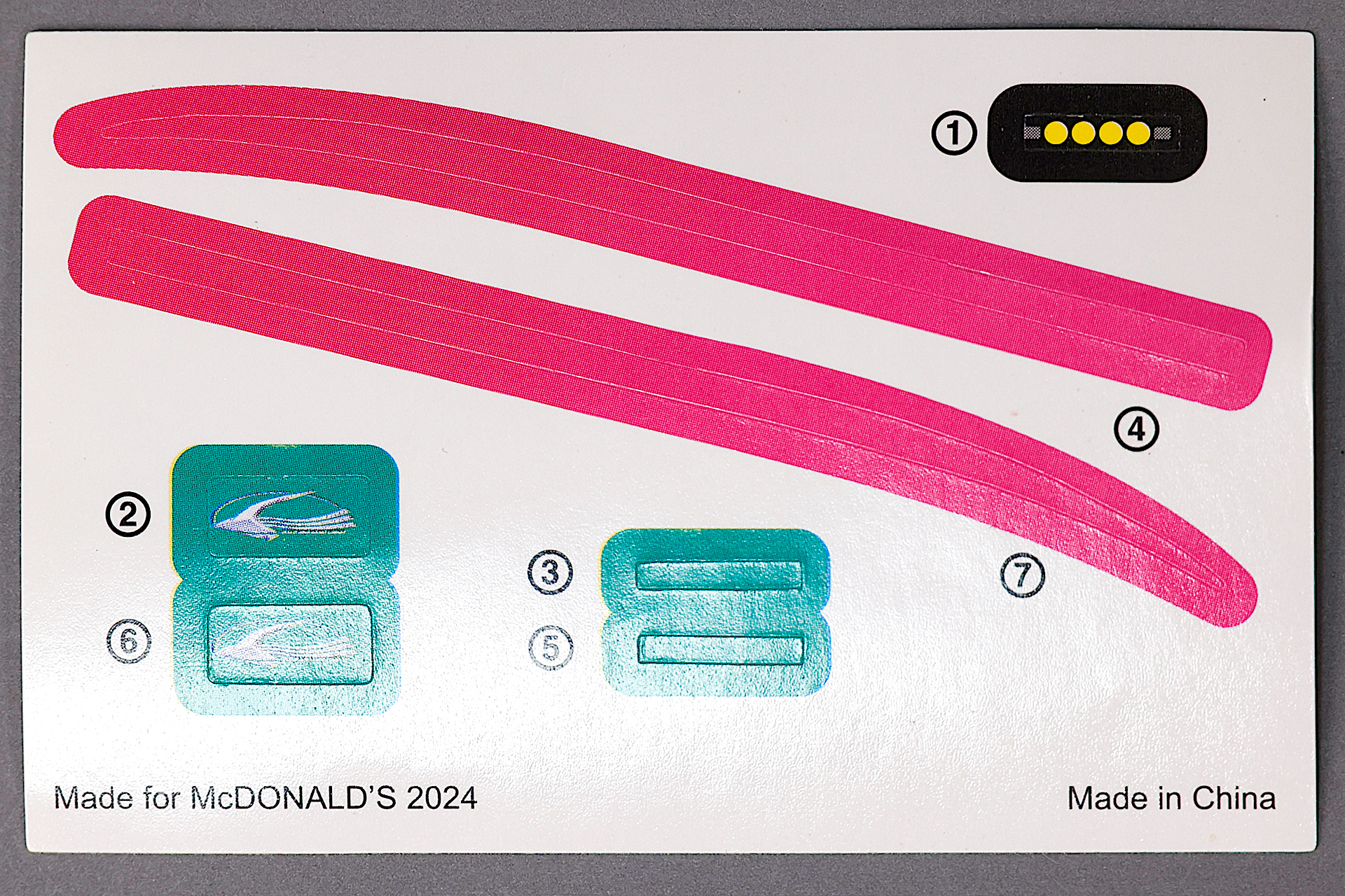 「E5系新幹線はやぶさ」に付属しているシール