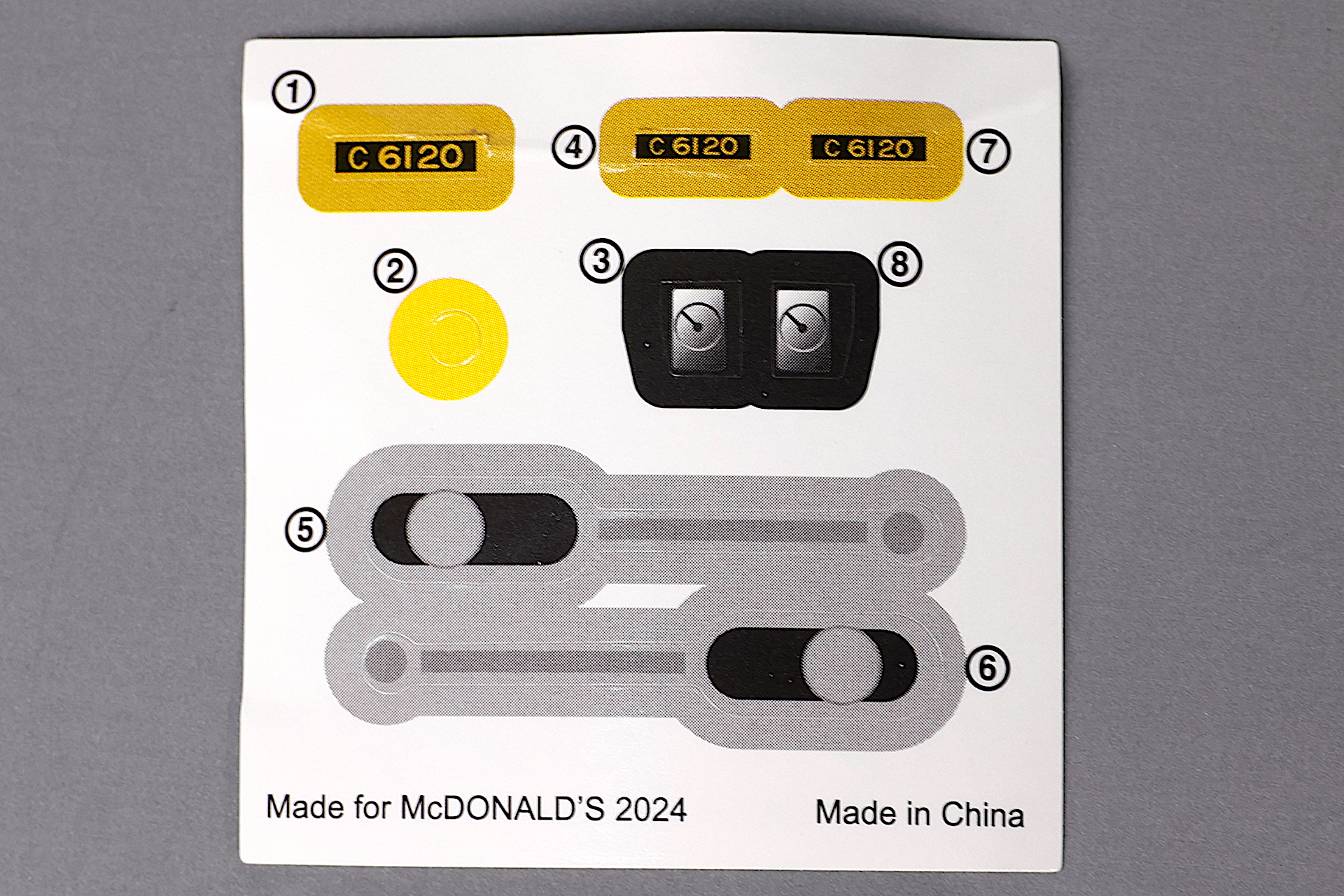シールの点数自体はそれほど多くない