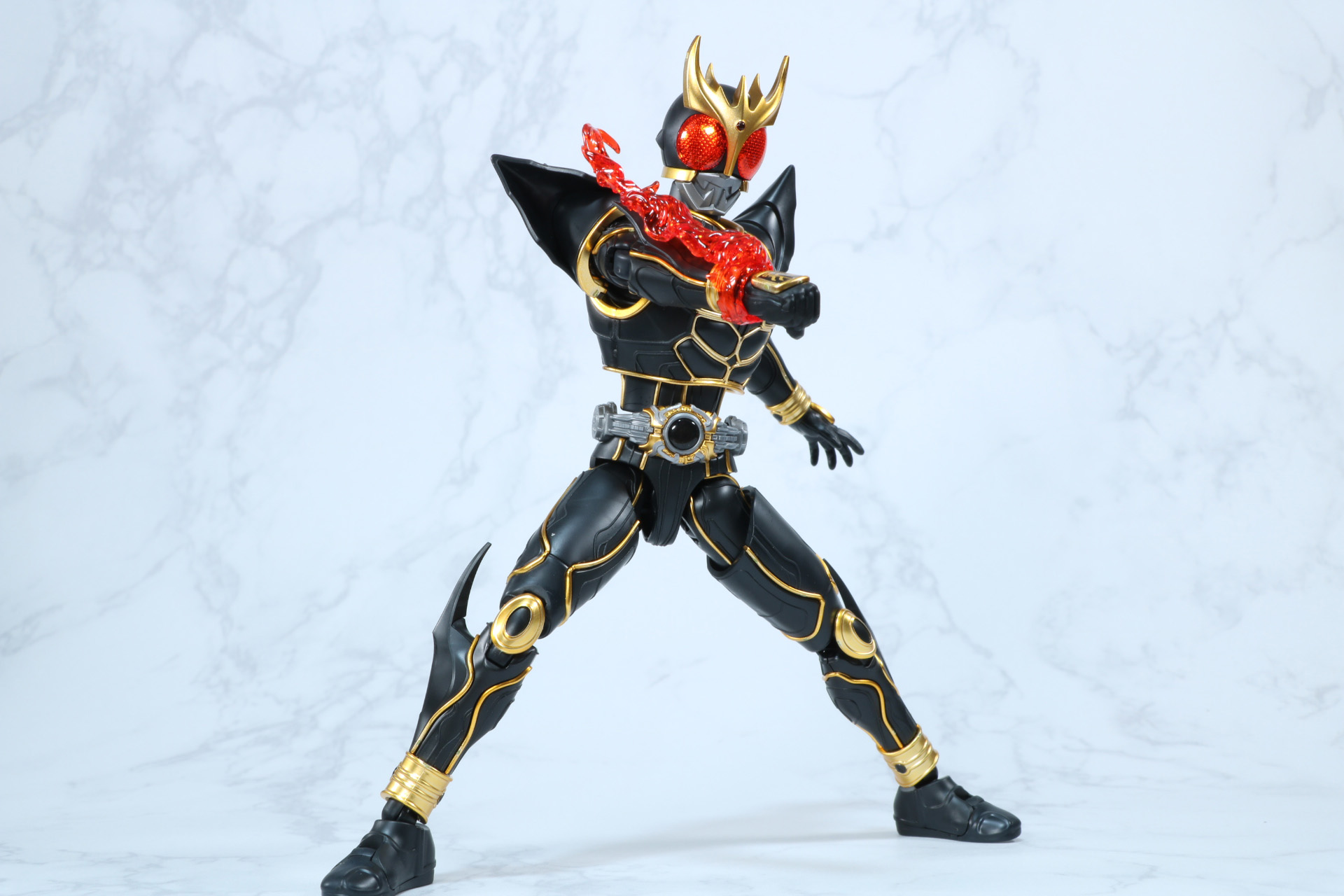 エフェクトパーツを付けたパンチアクション