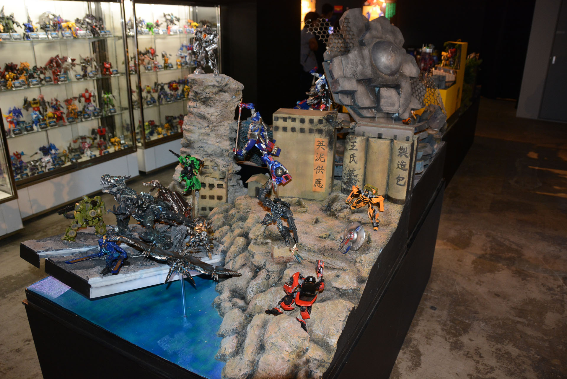 様々なイベントに登場したジオラマも展示