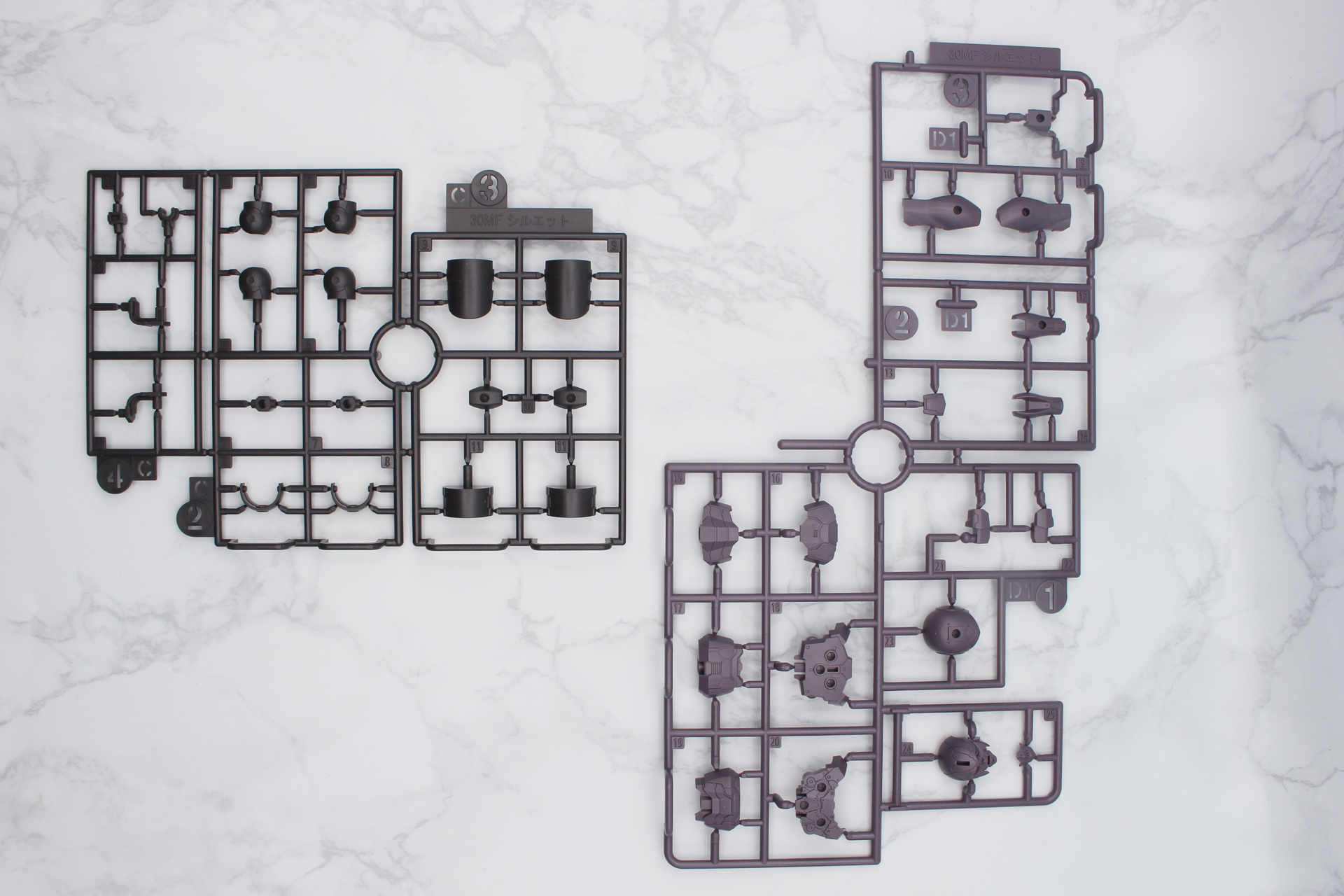 Cパーツ、D1パーツ