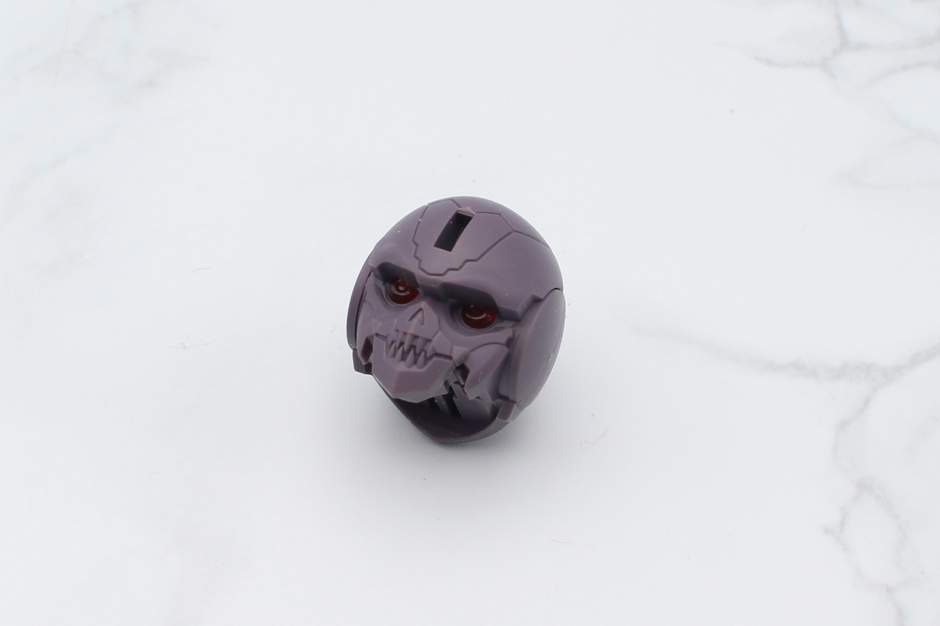 顔とマスクを取り付けて完成