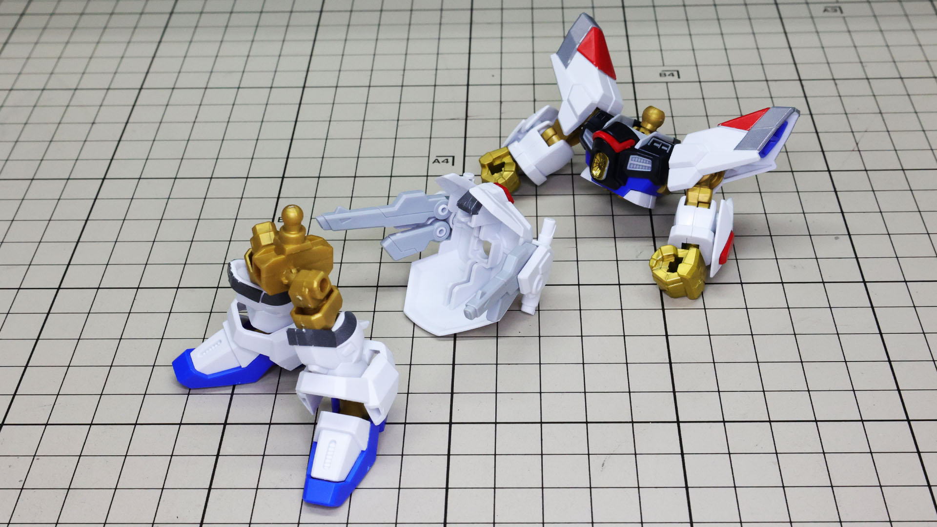 完成したそれぞれをドッキング！