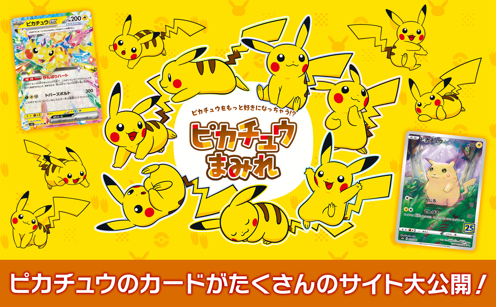 特設ページ「ピカチュウまみれ」