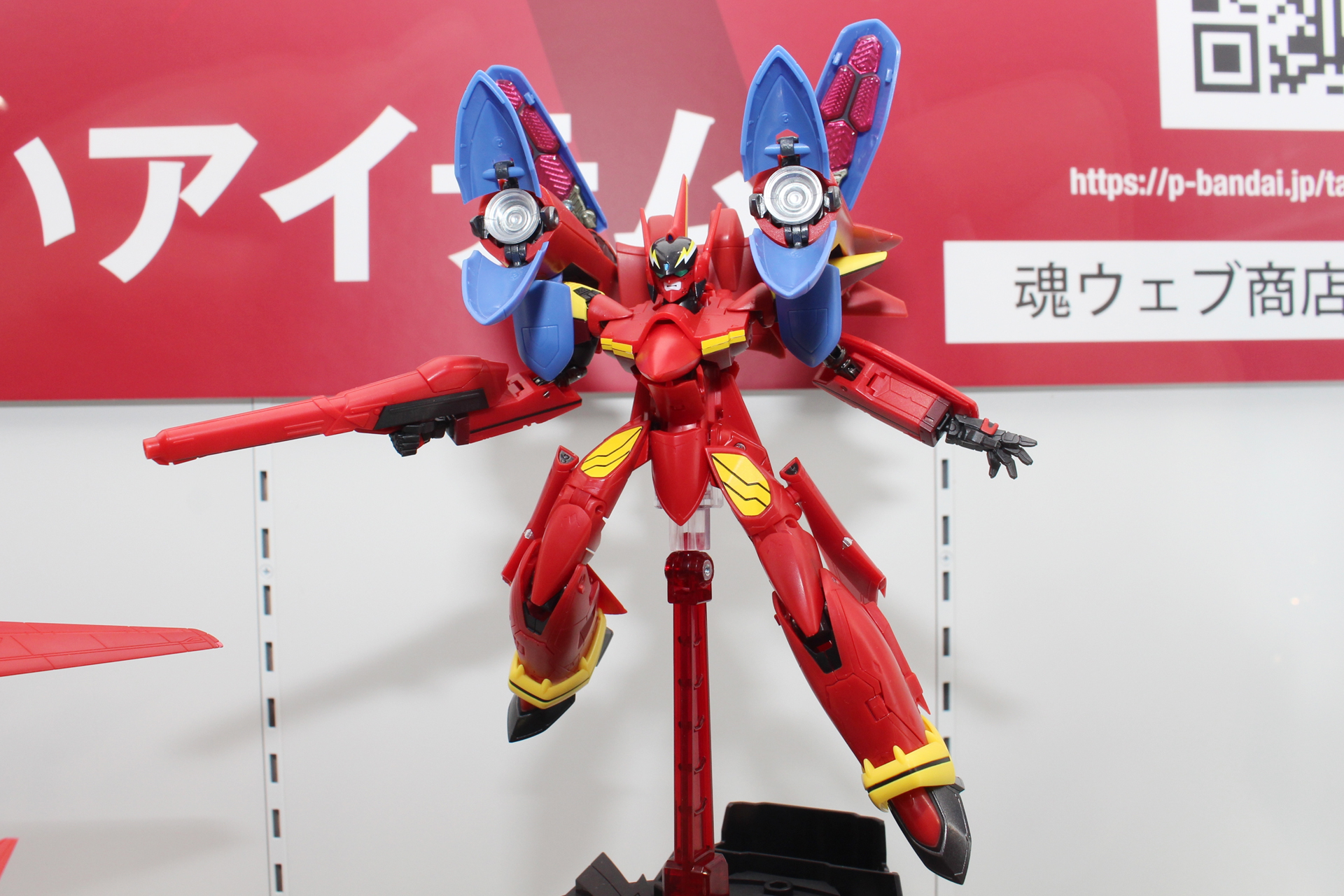 「HI-METAL R VF-19改 ファイヤーバルキリー対応 サウンドブースター」。2025年2月発送予定。価格は6,600円。プレミアムバンダイ販売商品。「HI-METAL R VF-19改 ファイヤーバルキリー」は別売り