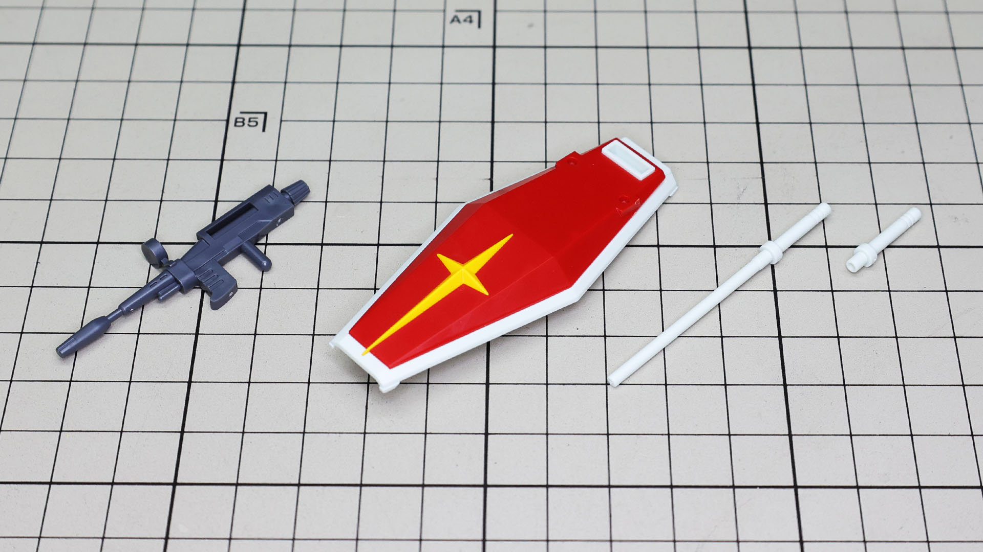 シールドは重ねていくだけで組みあがり、ごらんの通りシャープな印象に！