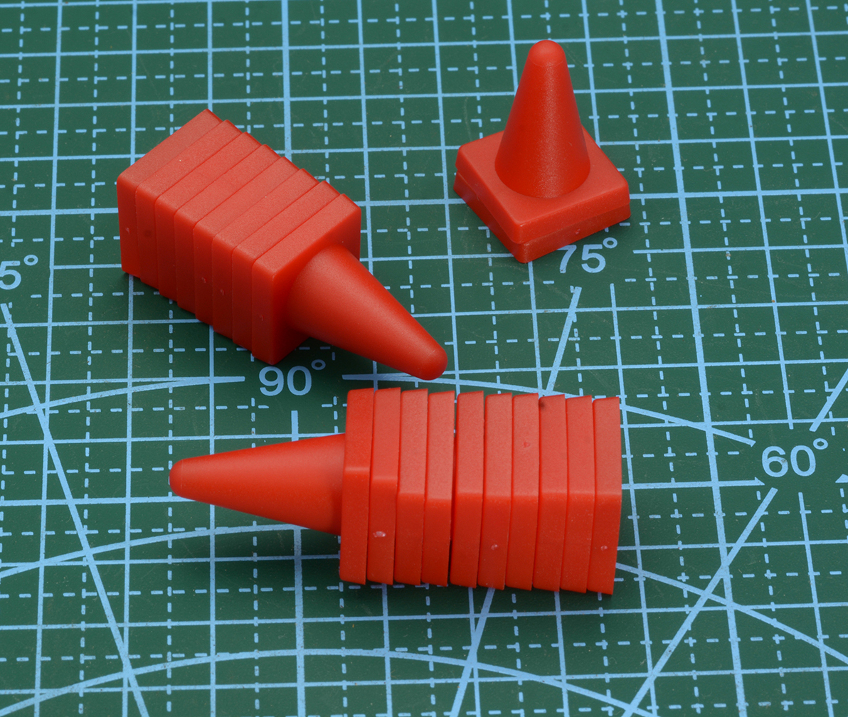 ミニパイロンでコース設定も可能