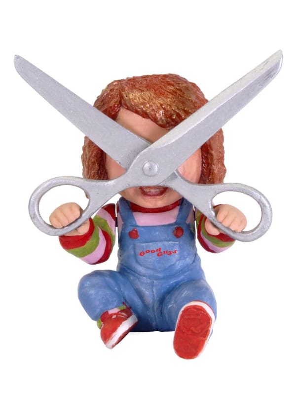 チャッキー「このハサミで…」