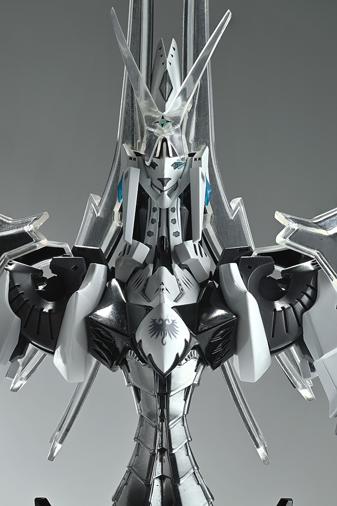 美しい顔面やベールのような頭部構造