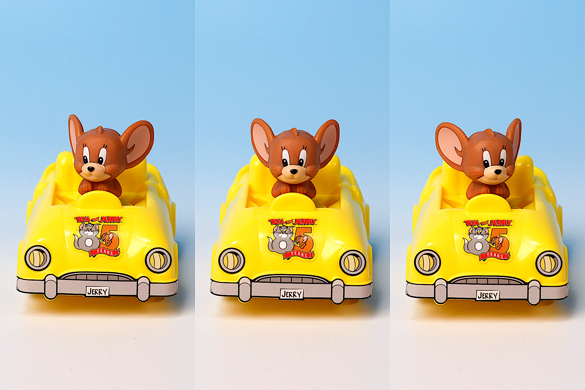 ジェリーの首は3方向に切り替えが可能だ