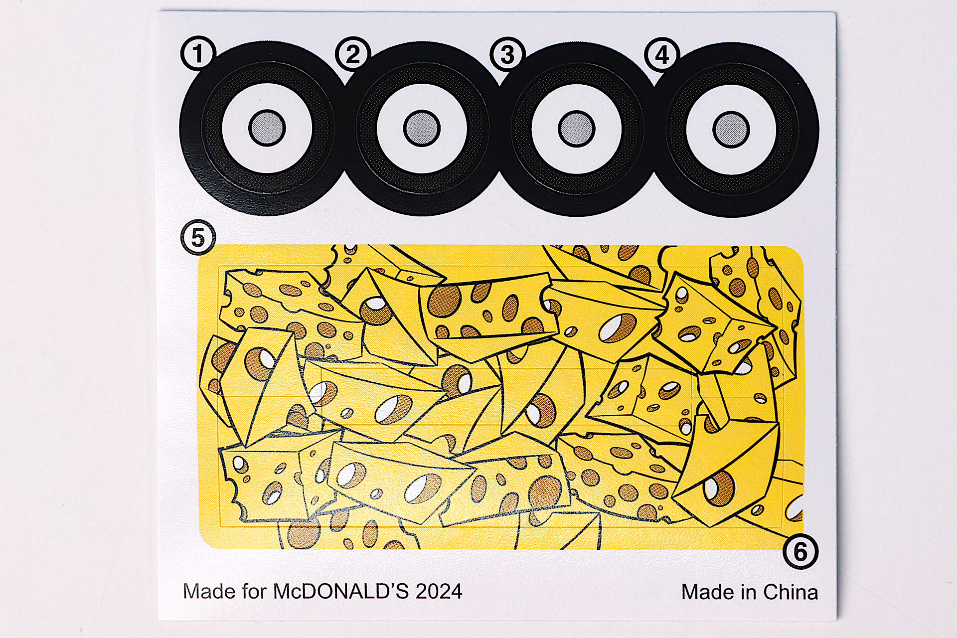 「トムとジェリー なかよしカート」に同梱されているシール