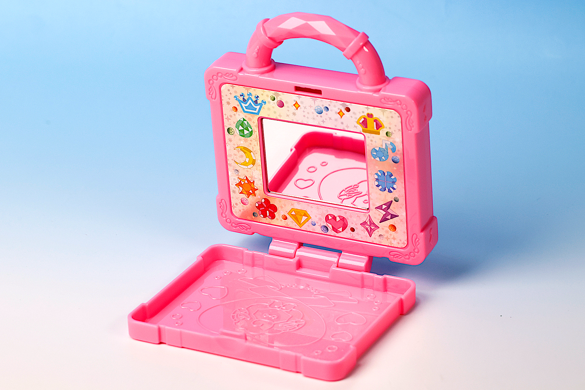 曲げて自立させることもできる