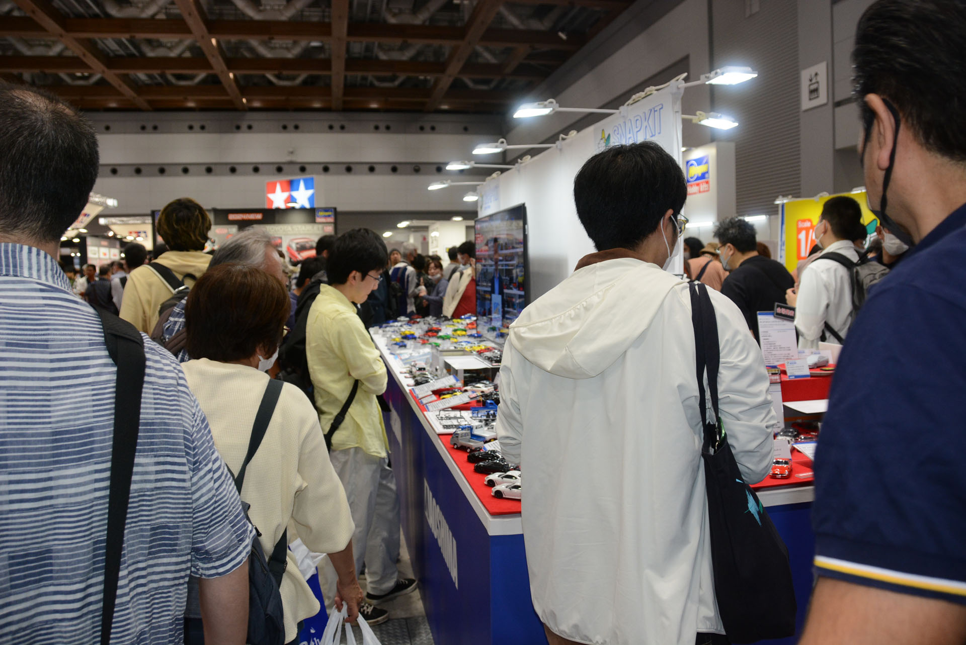 新商品を見たり、体験したり、ホビーショーでは様々な形でホビーに触れることができる