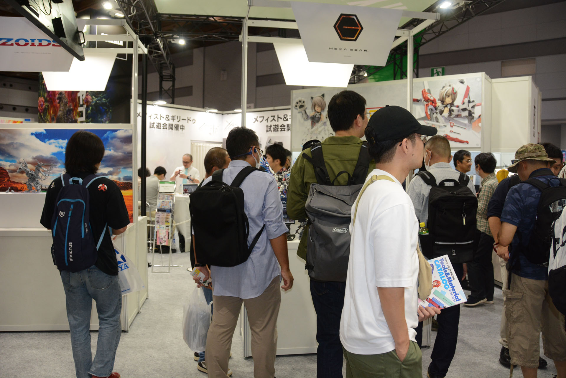 新商品を見たり、体験したり、ホビーショーでは様々な形でホビーに触れることができる