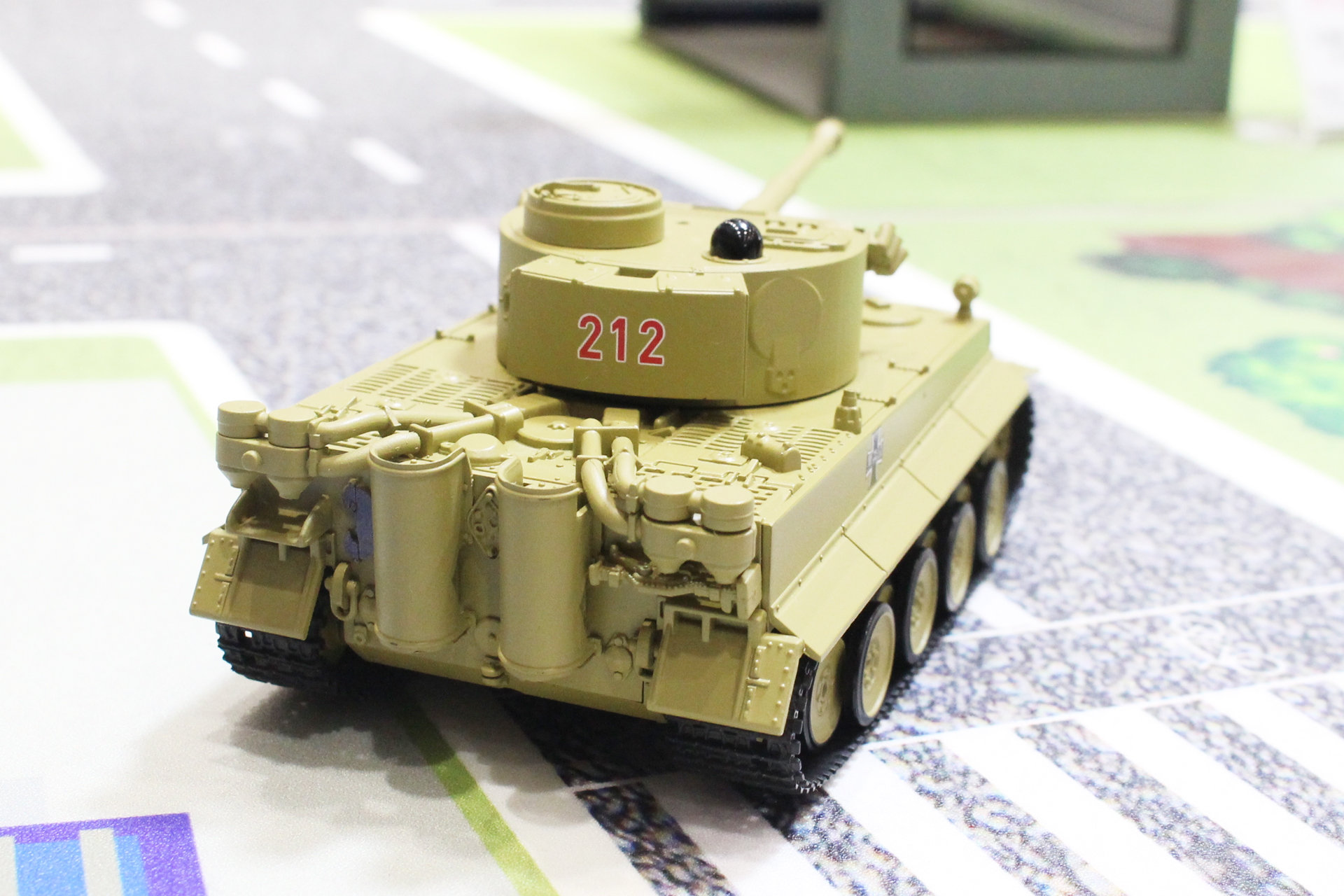 戦車模型として細部まで再現されたディテール