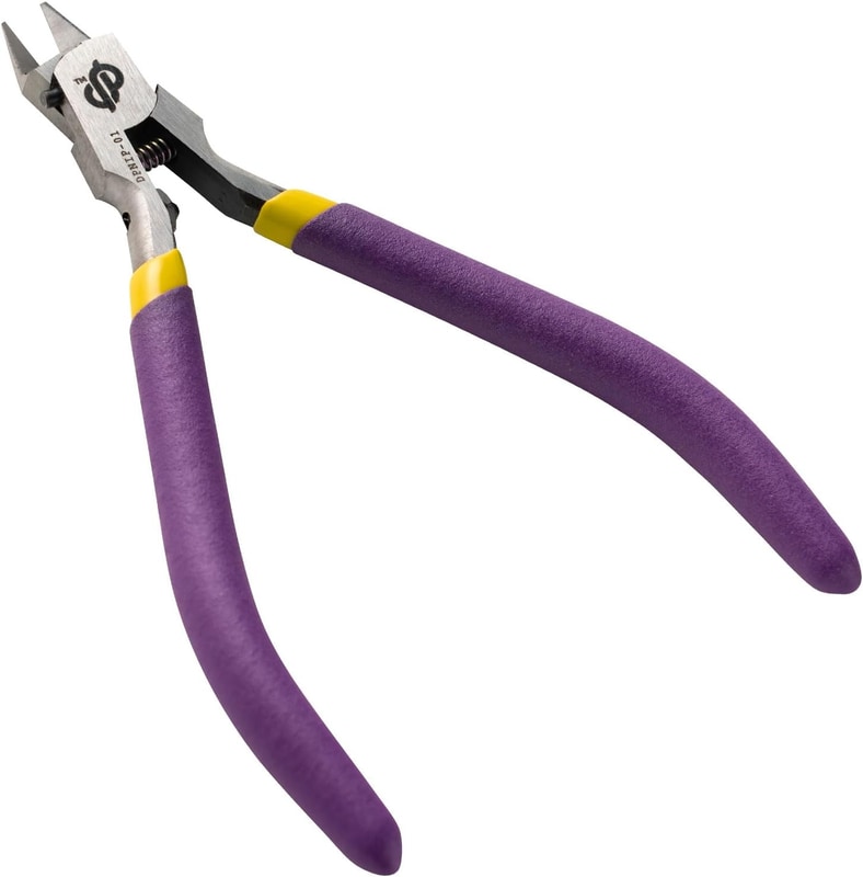 DePes 薄刃ニッパー（0.12mm）パープル&グレー
