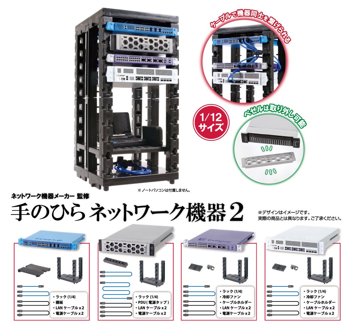 「手のひらネットワーク機器2」1回500円