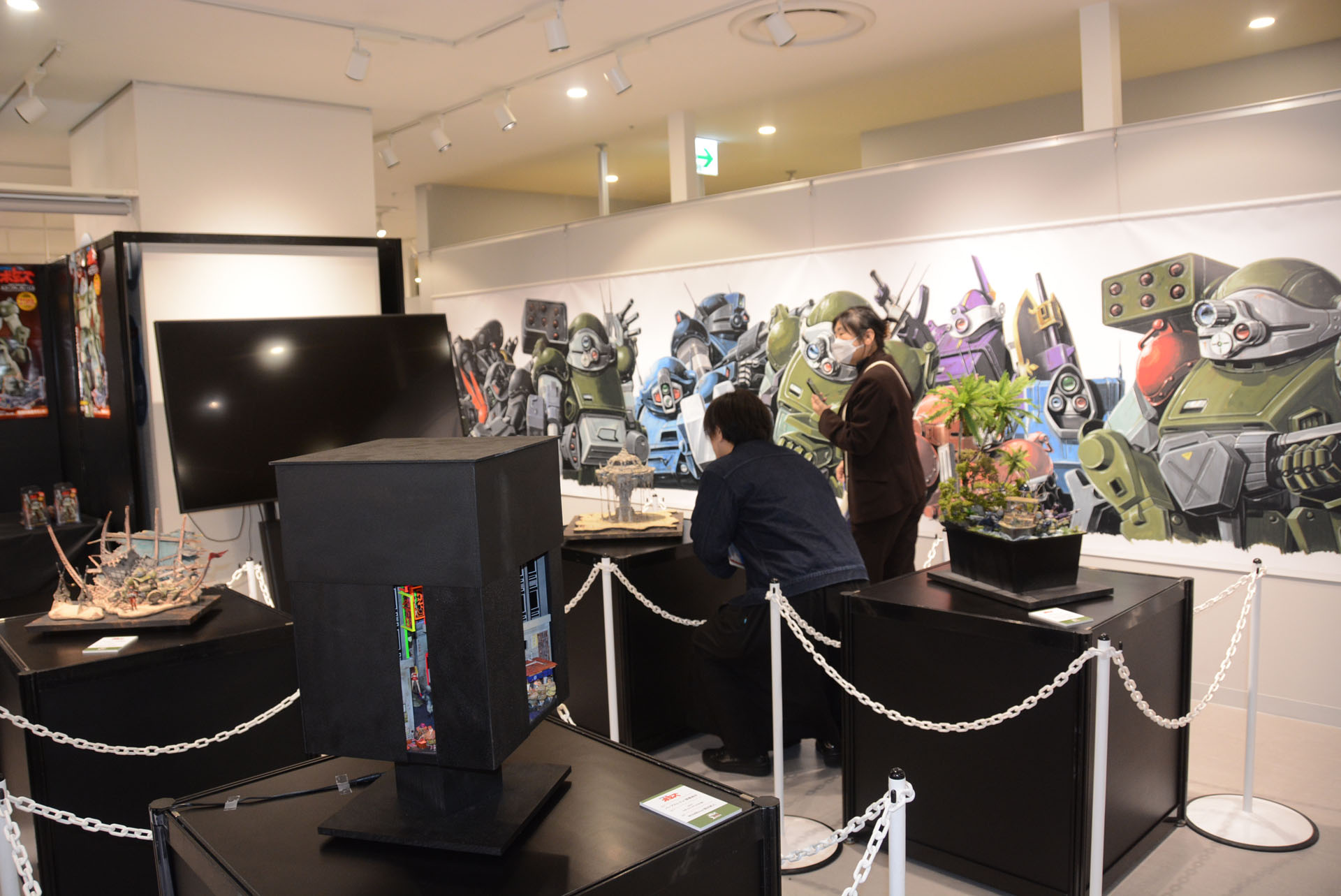 イベントに出展されたジオラマは、まさにむせかえるほどに「ボトムズ」への想いが込められている