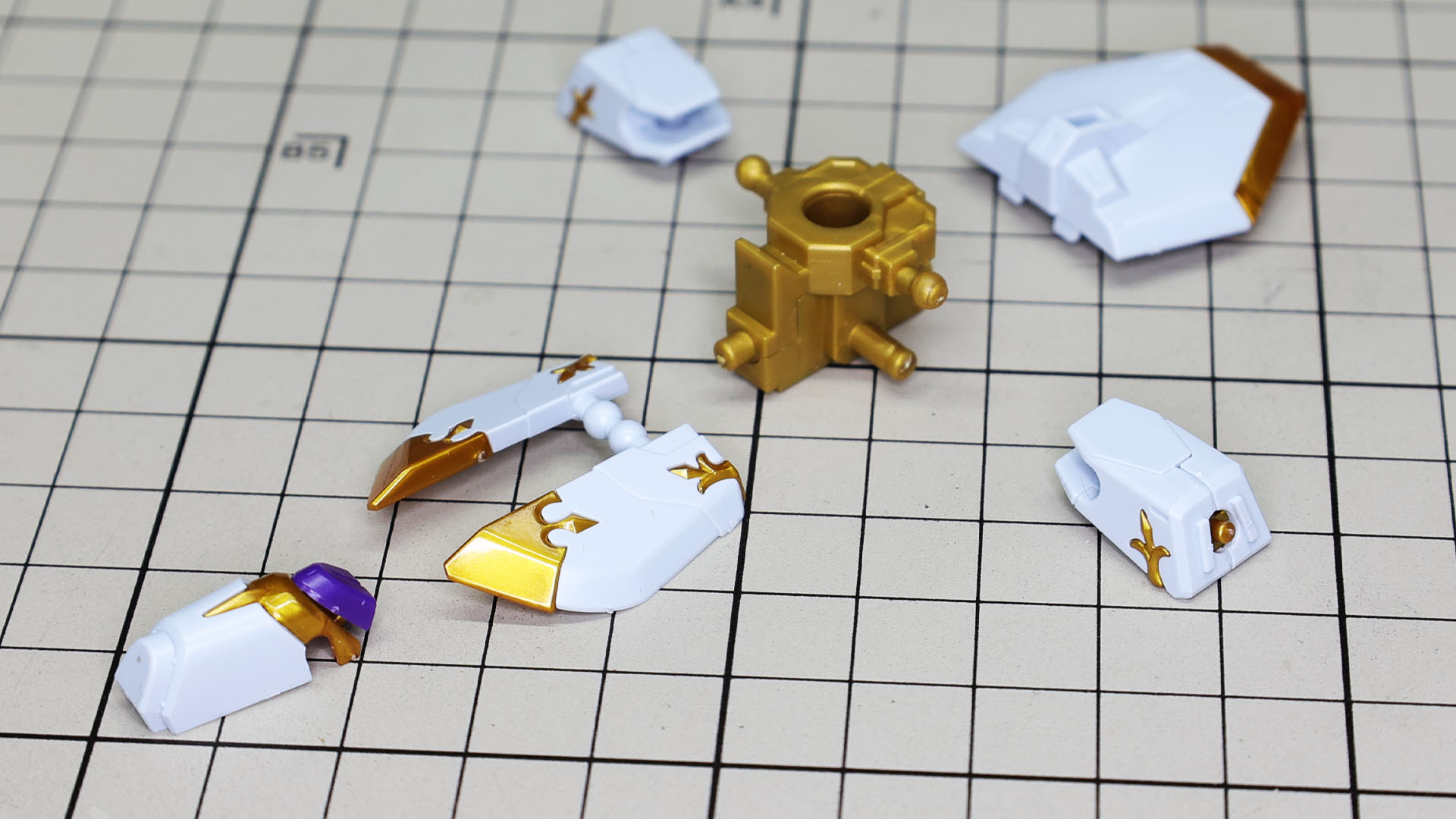 組み上げたものをドッキングさせます