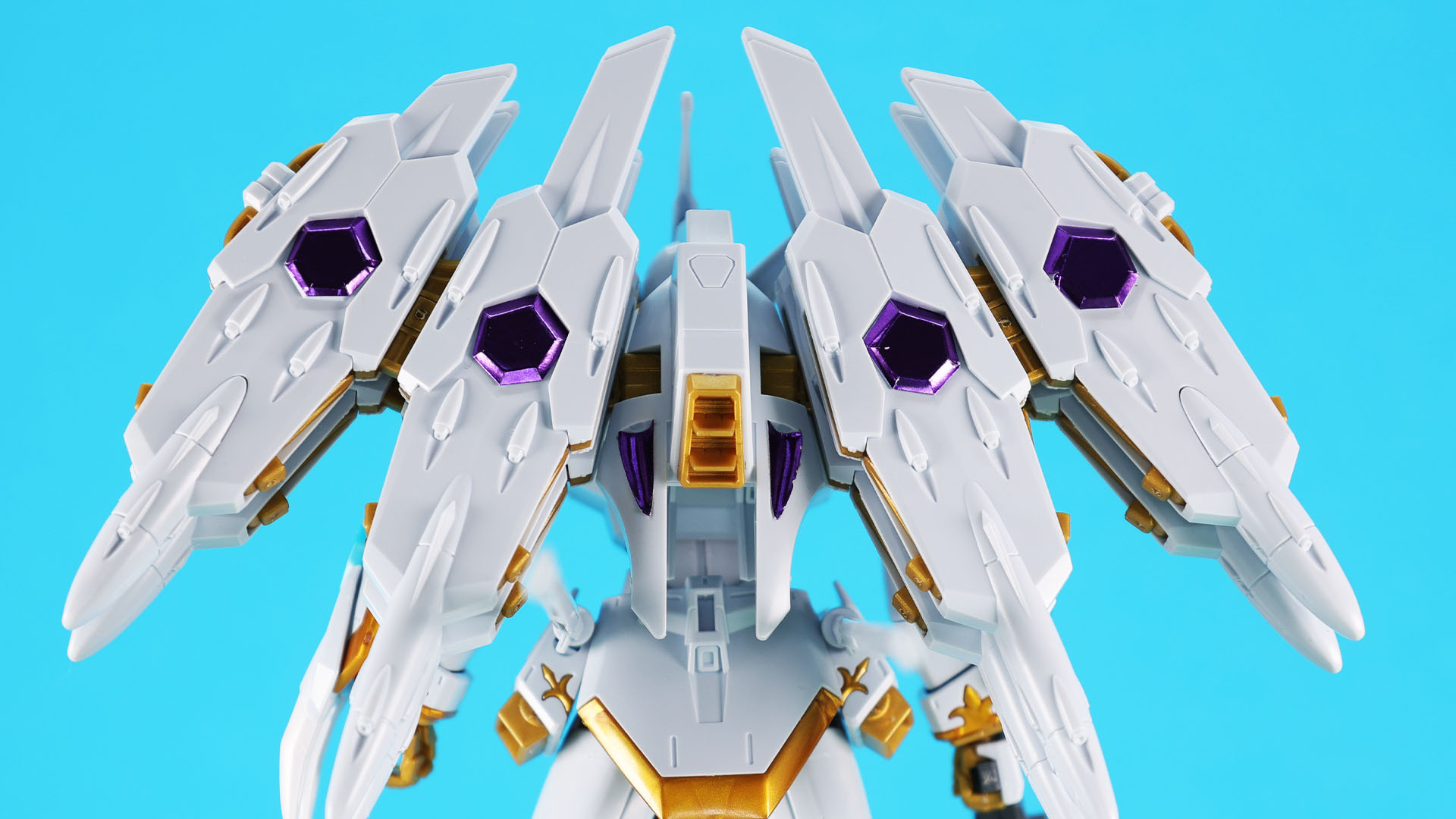 背面から見てもドラグーンシステムの大きさが強調されます