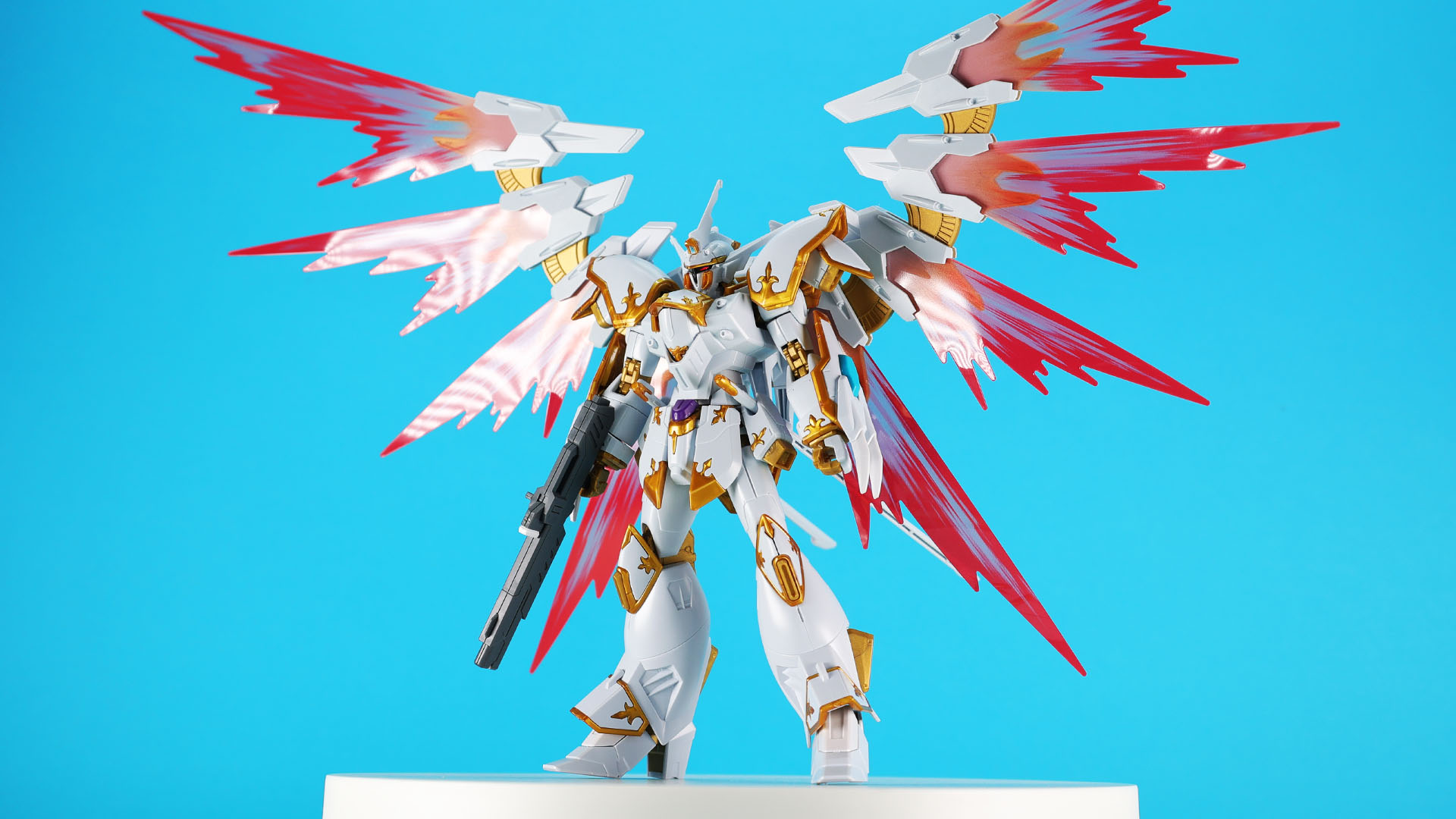 光の翼ユニット稼働！エフェクトパーツでとても大きなシルエットになります