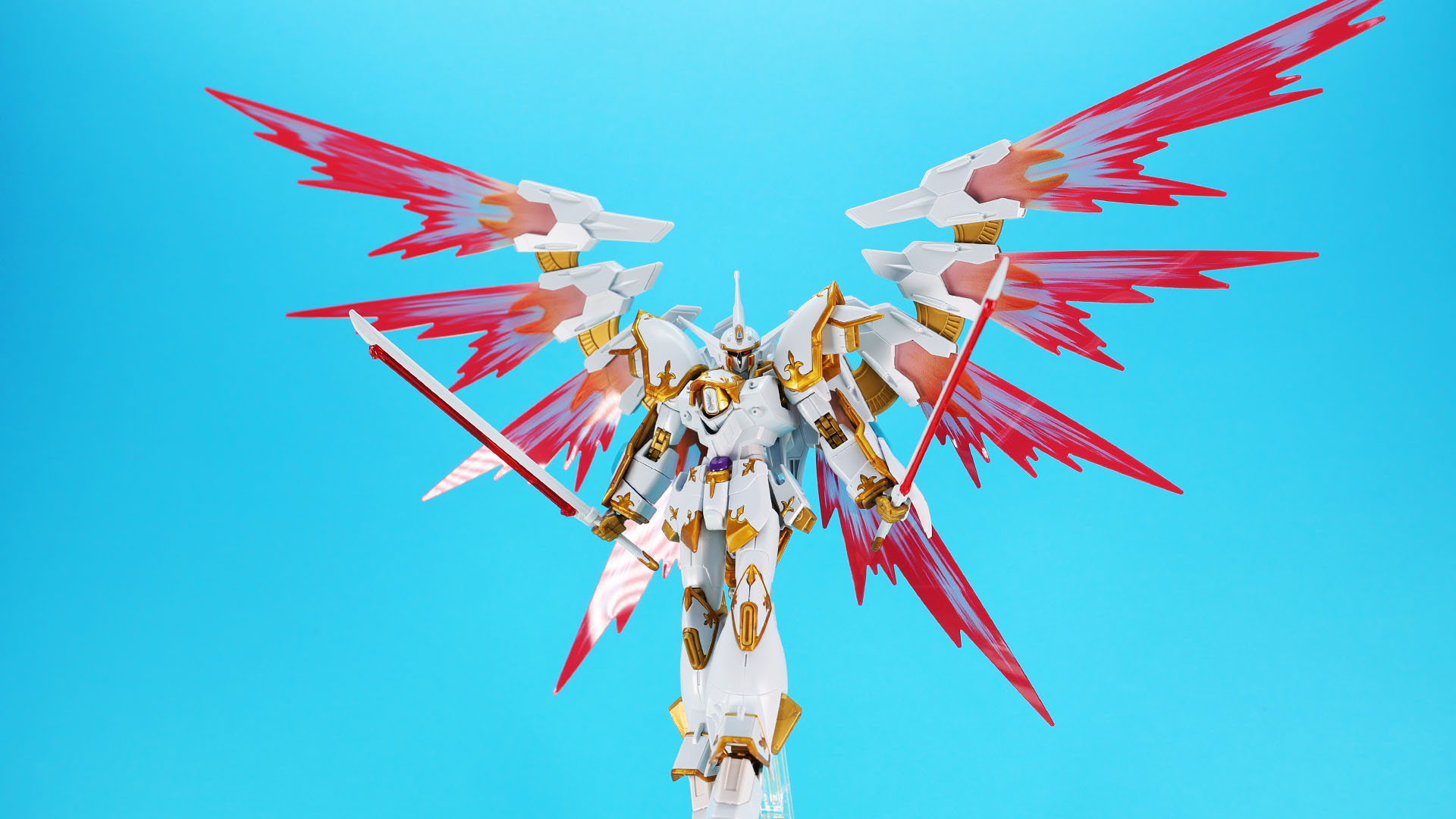 刀を両手に持つカルラ！