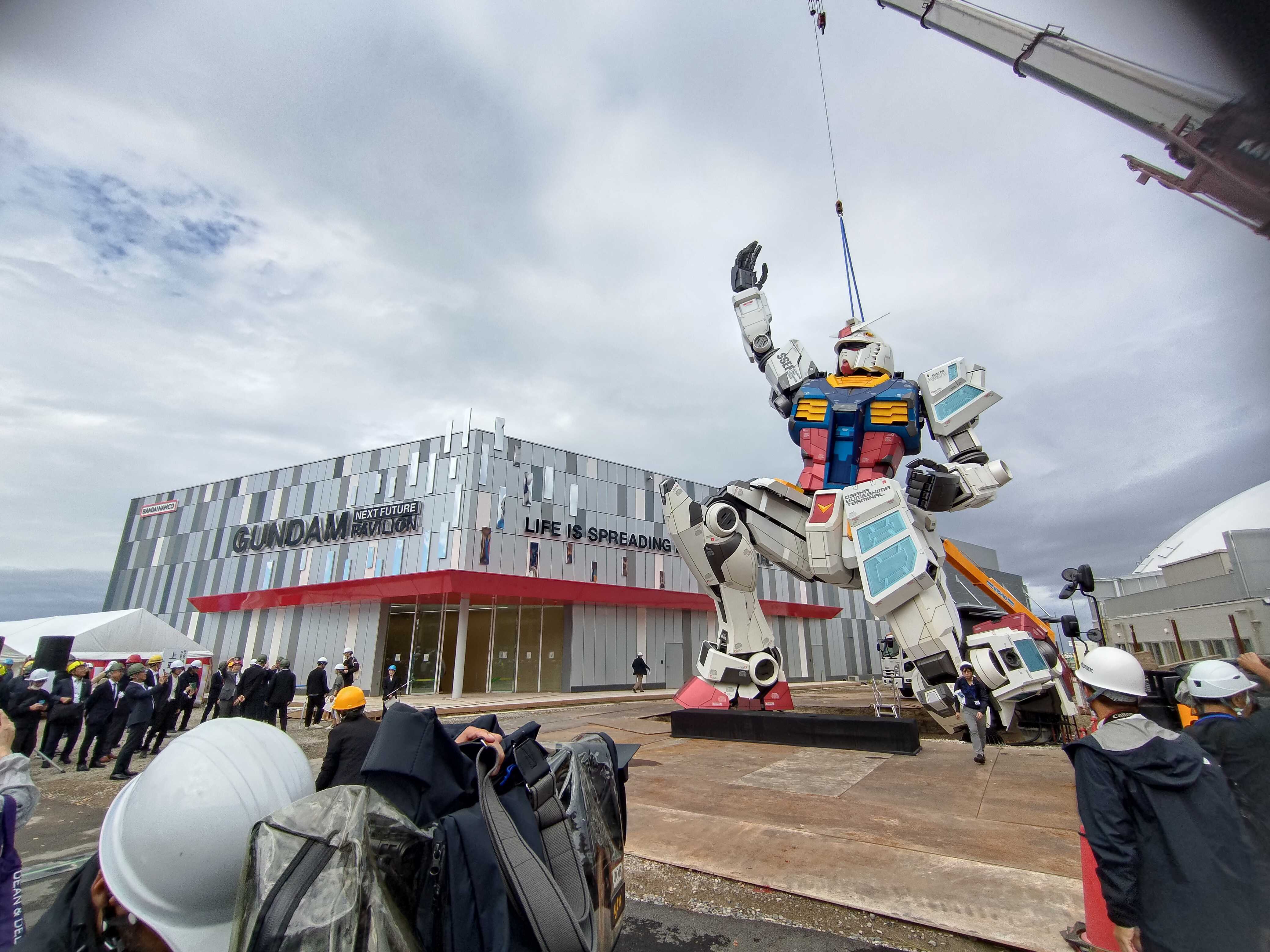 吊り縄が解かれた状態
