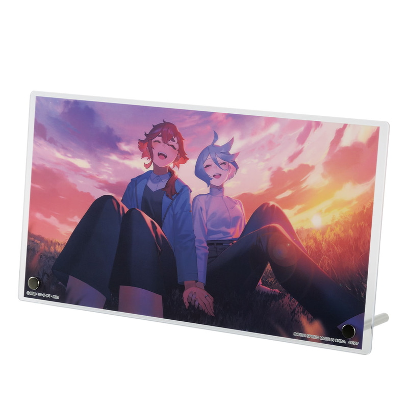 サイズ：約23cm/キャラクターデザイン原案モグモ氏描きおろしの最終回放送記念イラストを使用したビジュアルスタンド