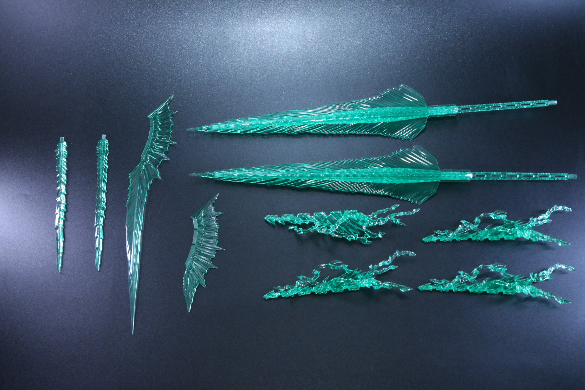 ビーム・サーベル刃、ダブル・ホーン・ファンネルのエフェクトパーツ