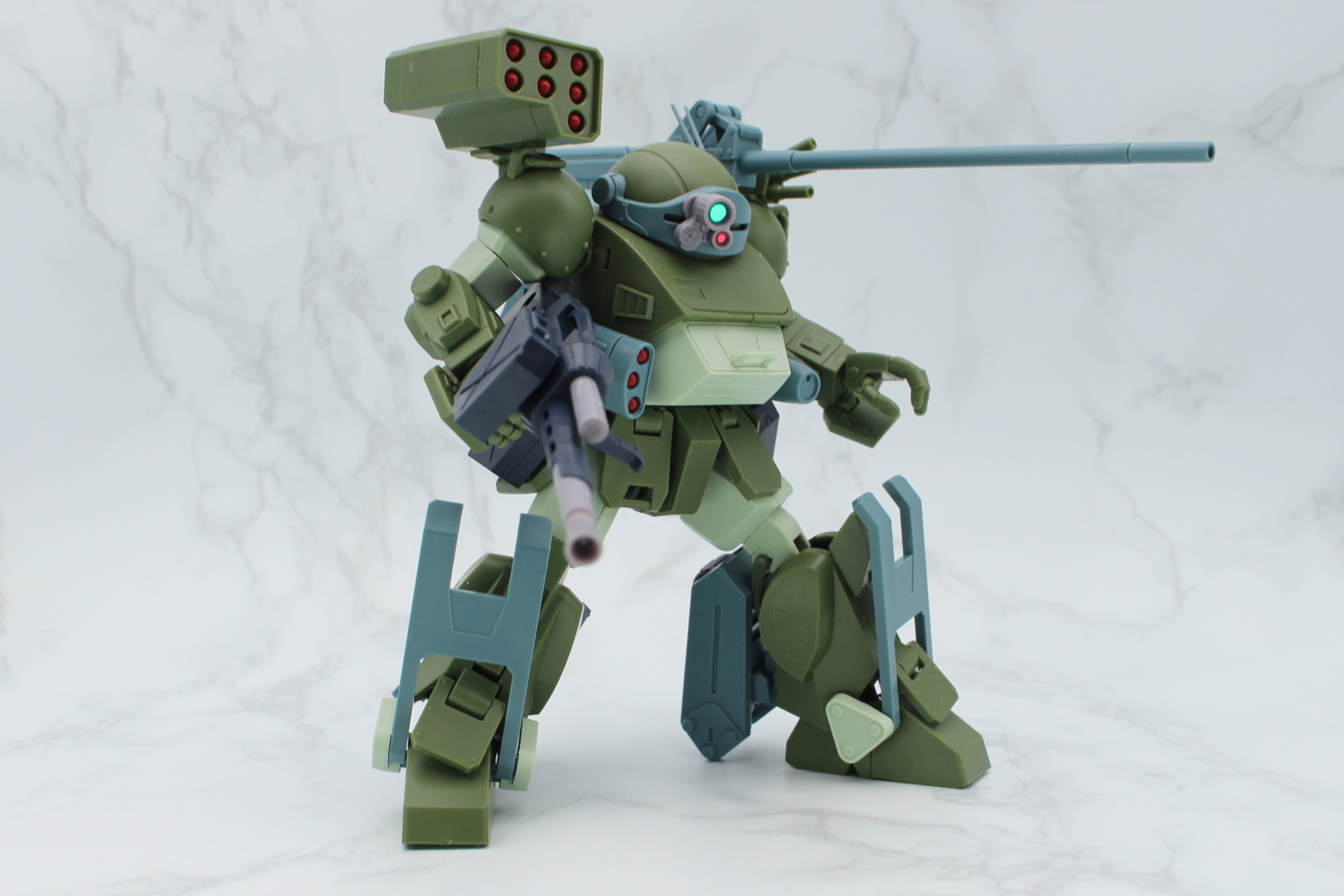 「HG バーグラリードッグ」。2024年5月発売。OVA「赫奕たる異端」などに登場したバリエーション機で、本稿のパーツセットでも再現できる