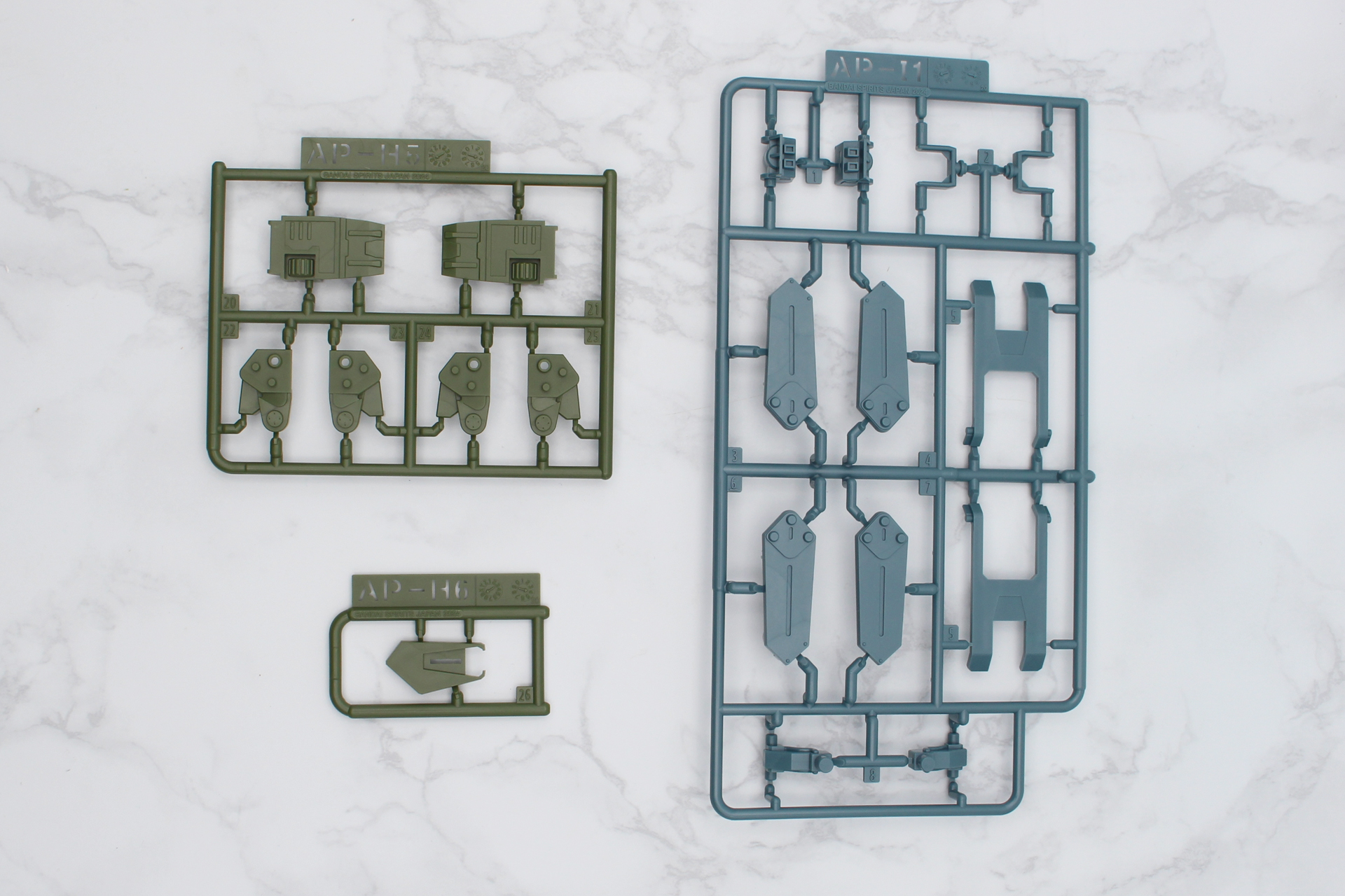 AP-H5パーツ、AP-H6パーツ、AP-I1パーツ