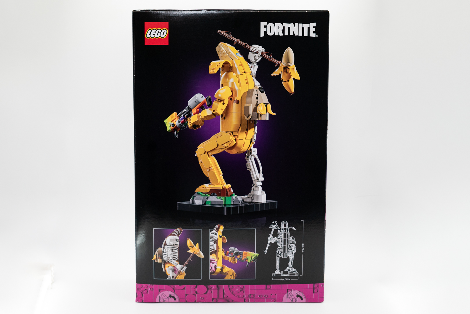 パッケージの裏面はピーリーボーンの裏面や図面などが載っている