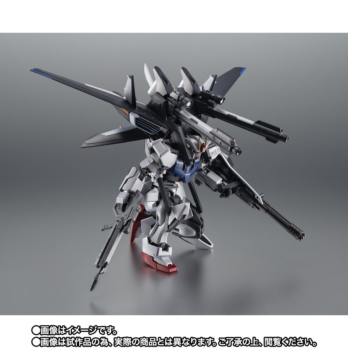 本体色は通常のストライクガンダムより一段暗いカラーリング