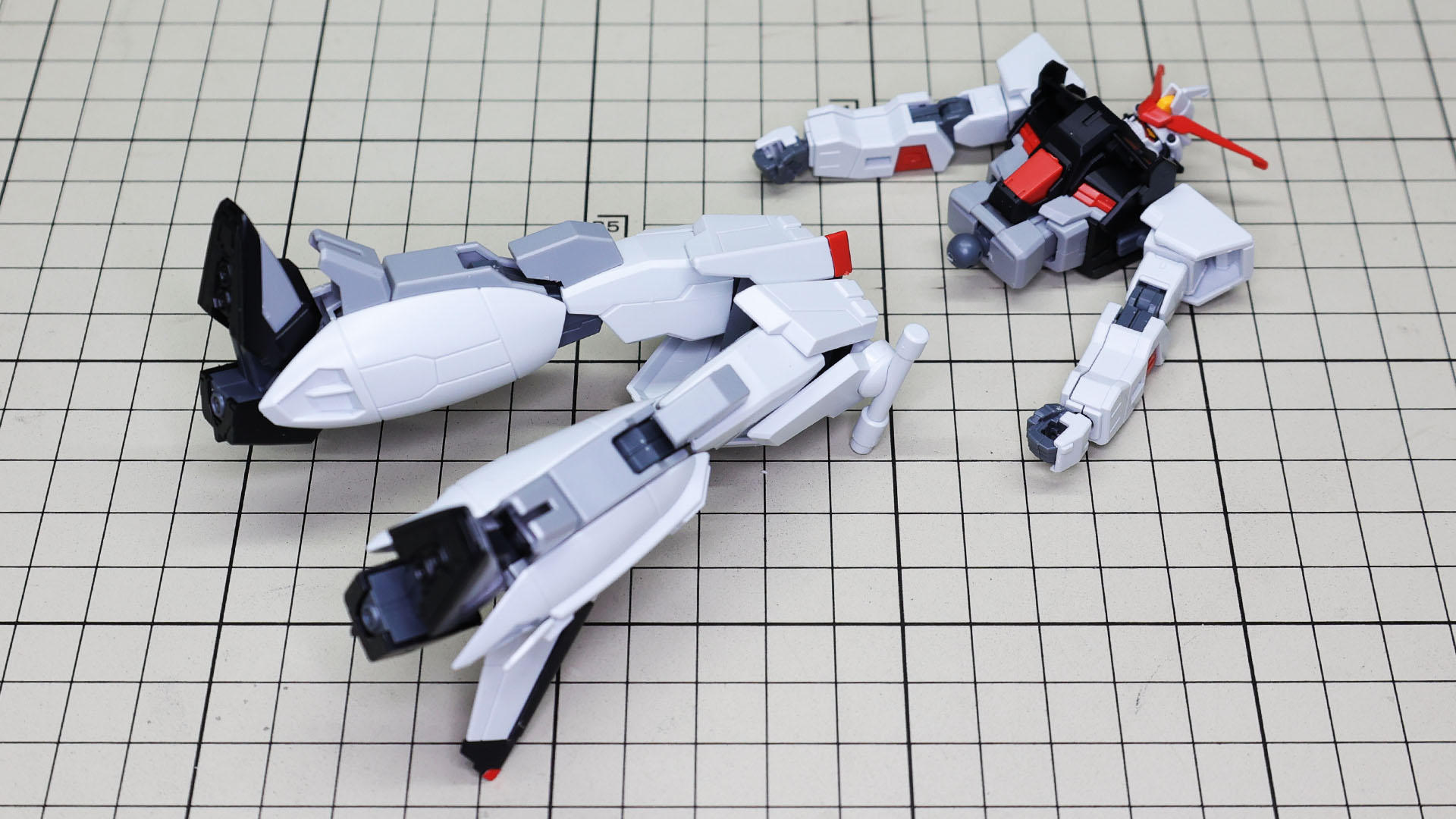 さらに上半身とドッキング。ムラサメ改本体完成です