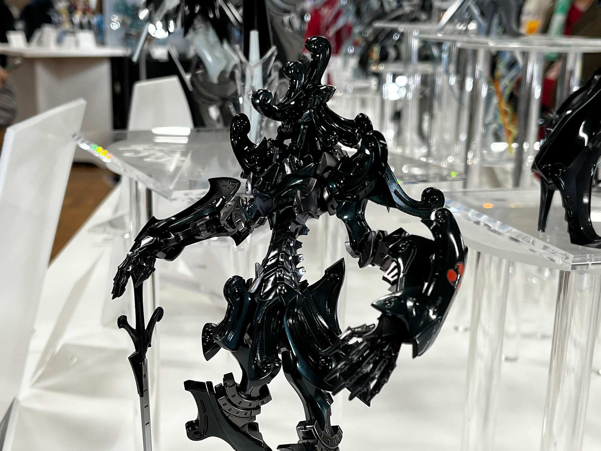 多数のGTM商品が展示されている