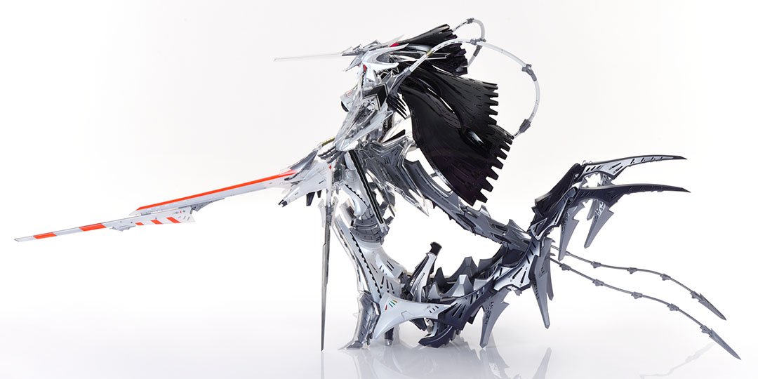 抽選販売品である「HSGK 1/72 ツァラトウストラ・アプターブリンガー」。こちらはフレームランチャーを装備している