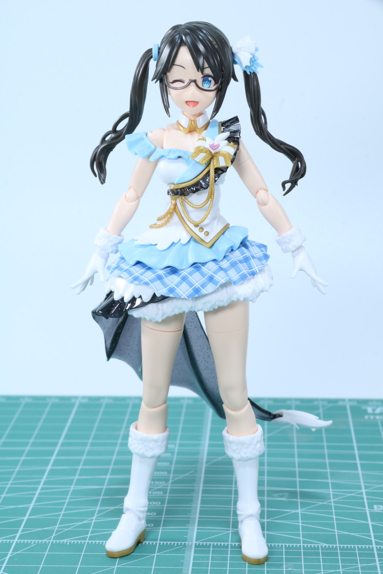 「30MS オプションヘアスタイル＆フェイスパーツセット 三峰結華」＋「30MS オプションボディパーツ ビヨンドザブルースカイ1[カラーA]」