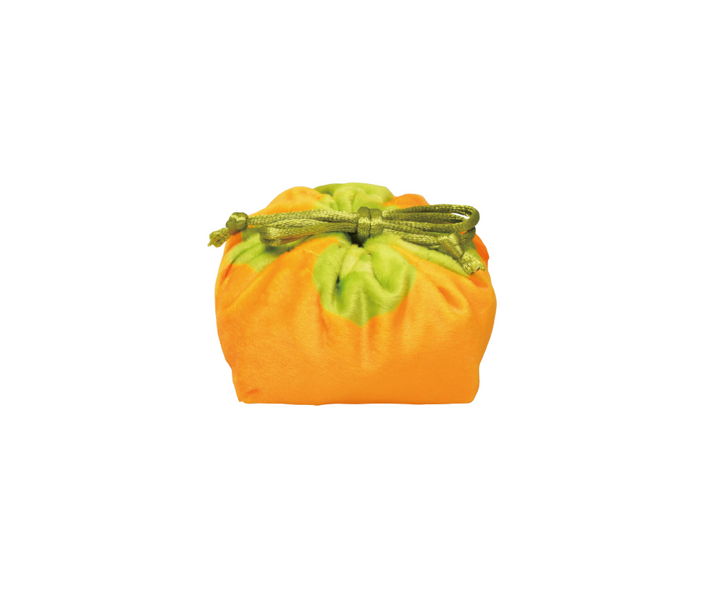 「柿ぽち巾着（マチ付き）」