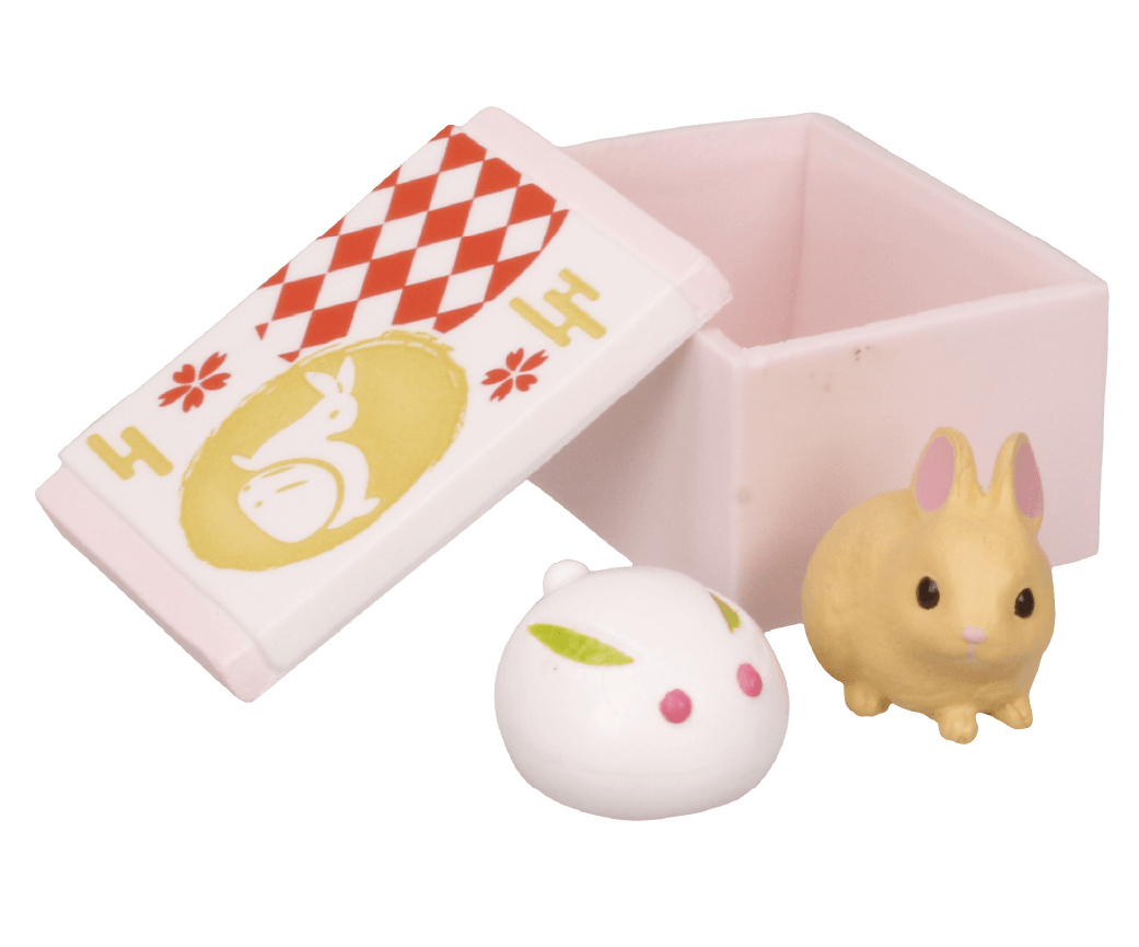 「まんじゅううさぎ（ピンクの箱）」