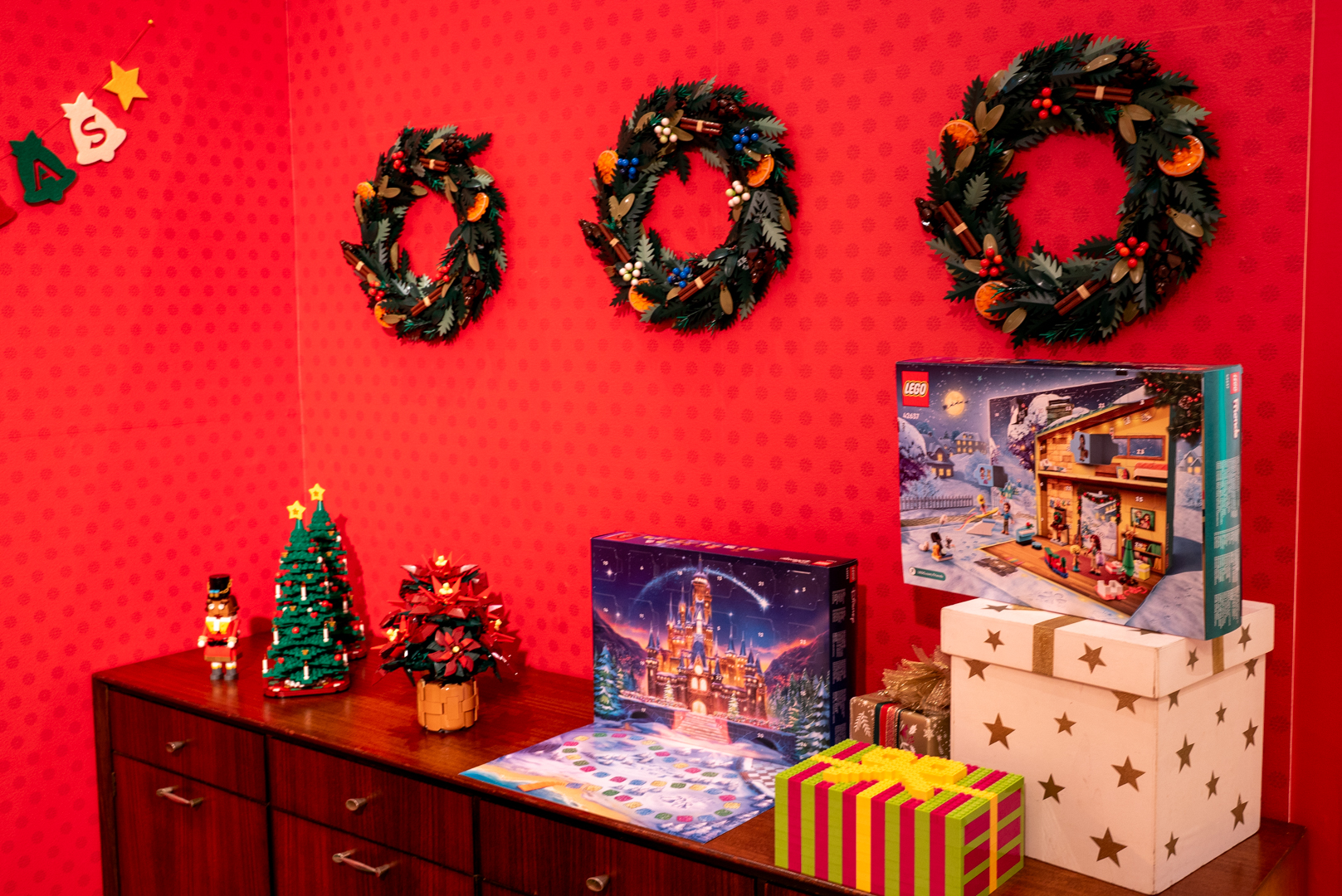 飾られていたアドベントカレンダーは、クリスマスだけでなく12月にピッタリの製品