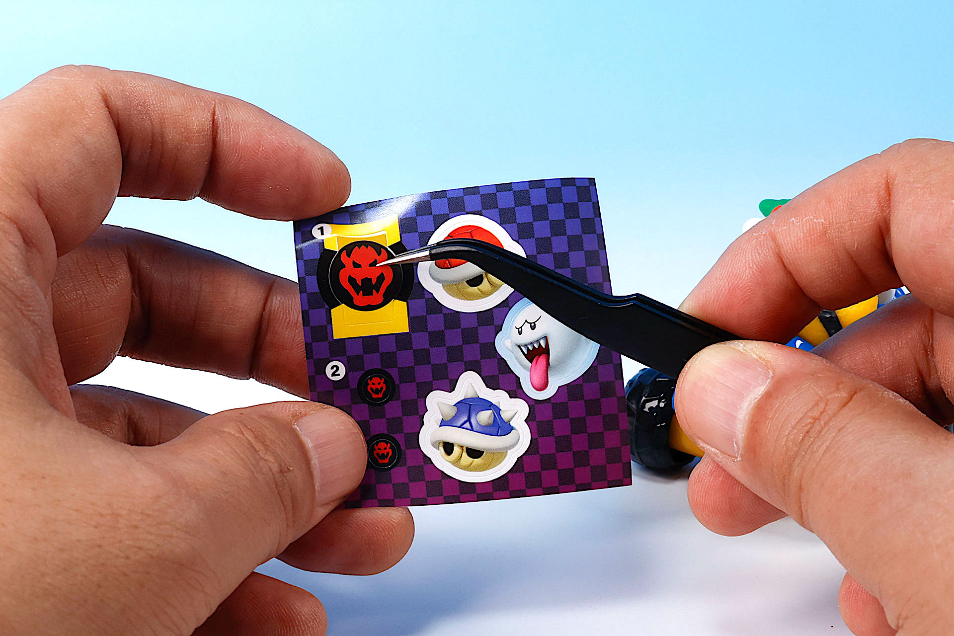 余ったシールは好きなところに貼ろう