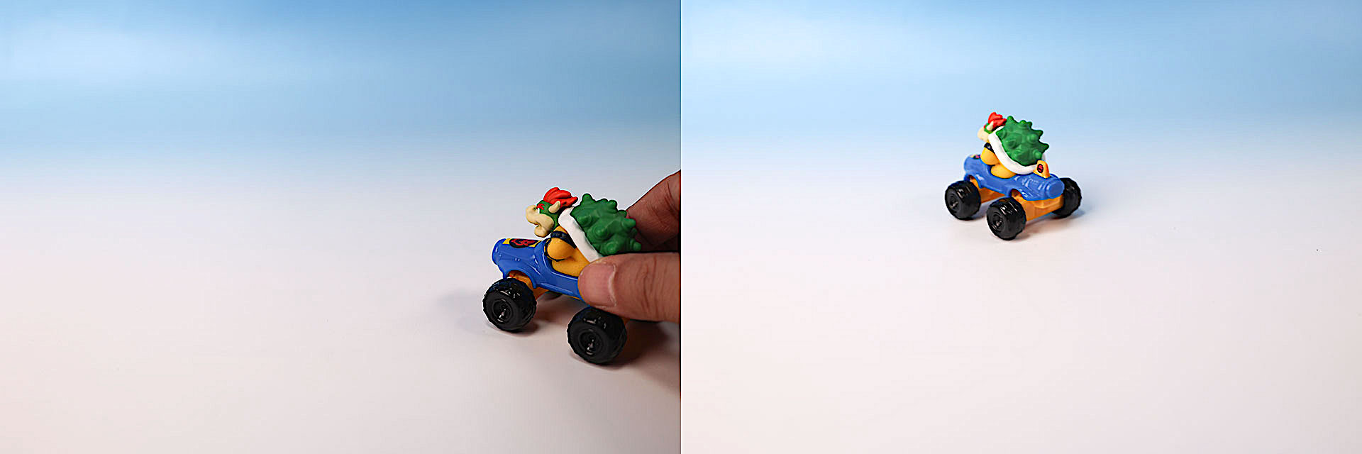 手で押して走らせて遊ぼう