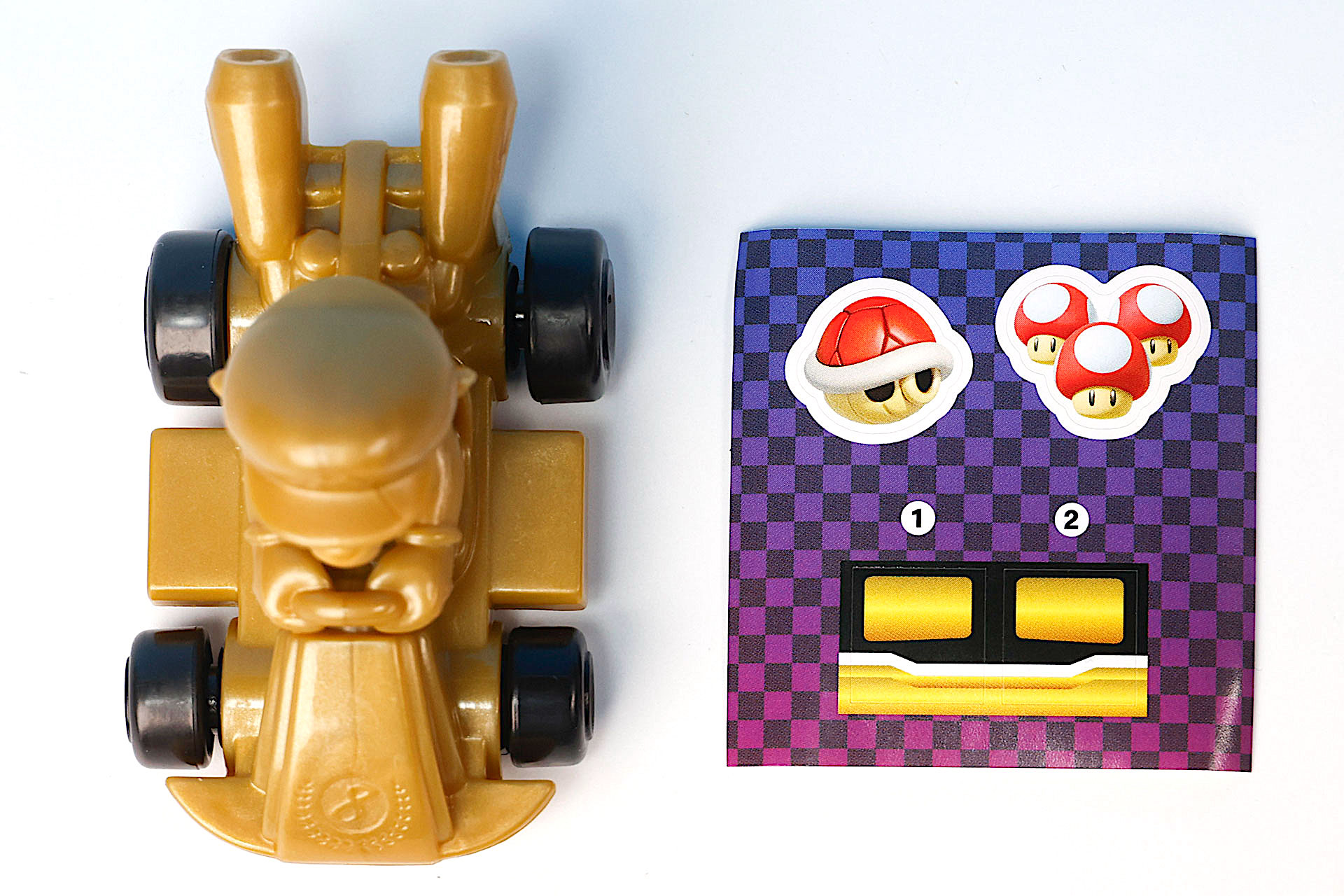 こちらが「ゴールドマリオ」のおもちゃ箱の中身だ