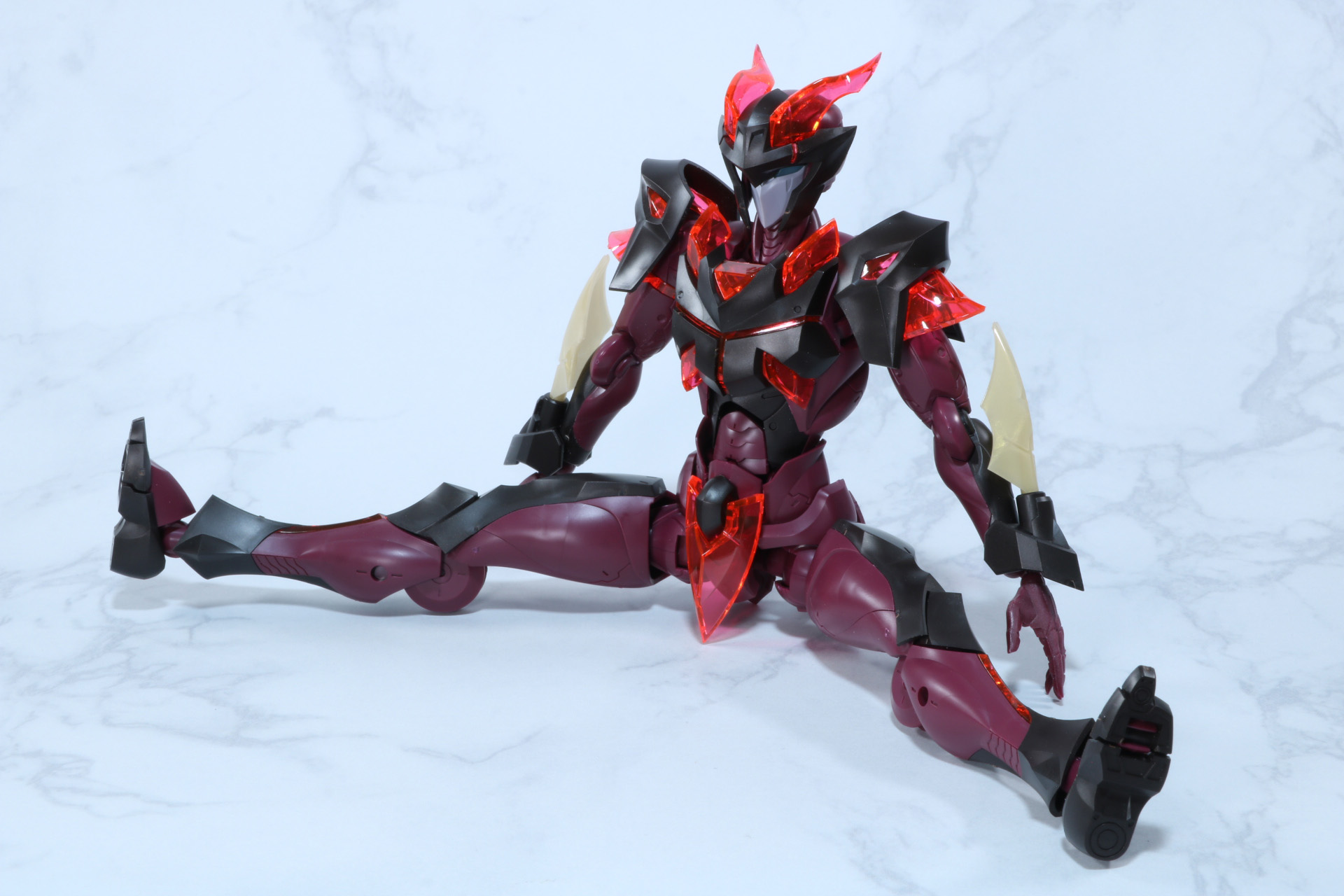 股関節の可動。大きく開脚することができる