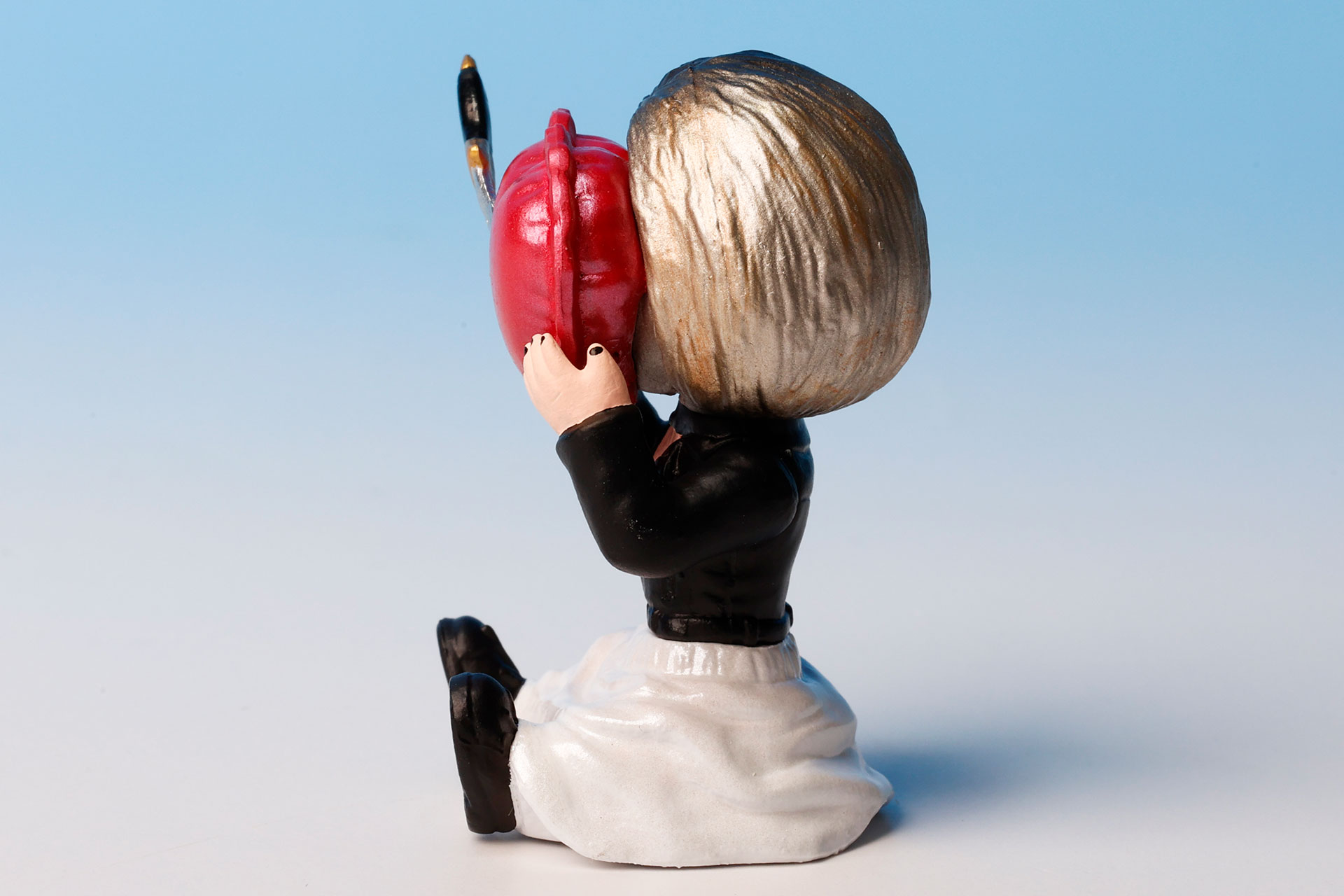 横から見ると、結構いい姿勢だ