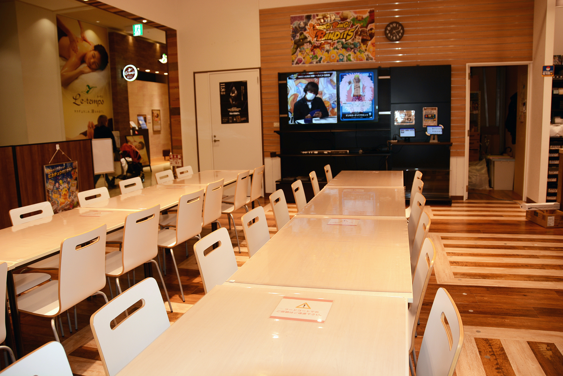 「まちキャラ　コクーンシティ店」の中心となるのはこのプレイスペース。まちキャラグループ全体にとっても様々なチャレンジをする場所になるという